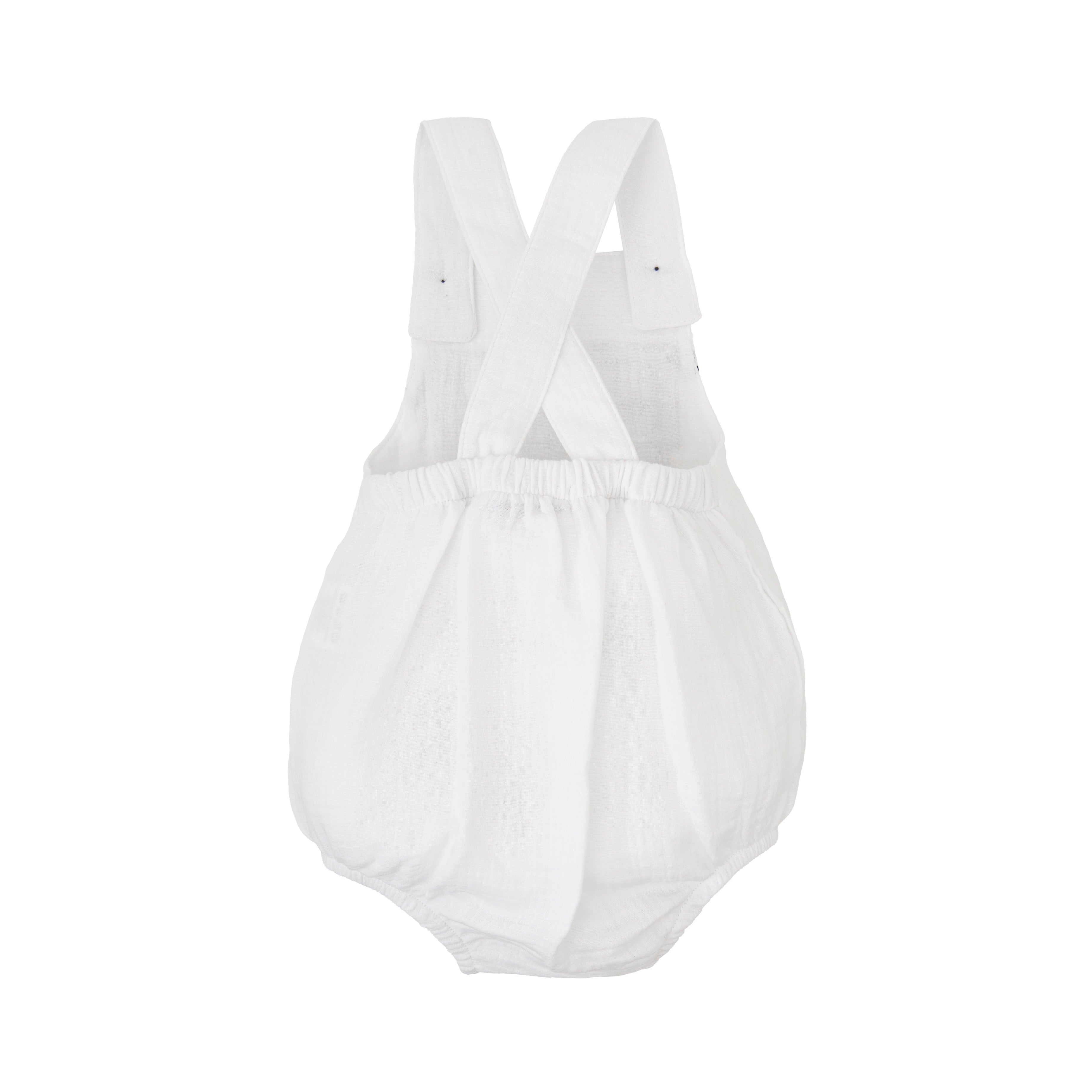 Strap Romper Violeta- Baby Blue