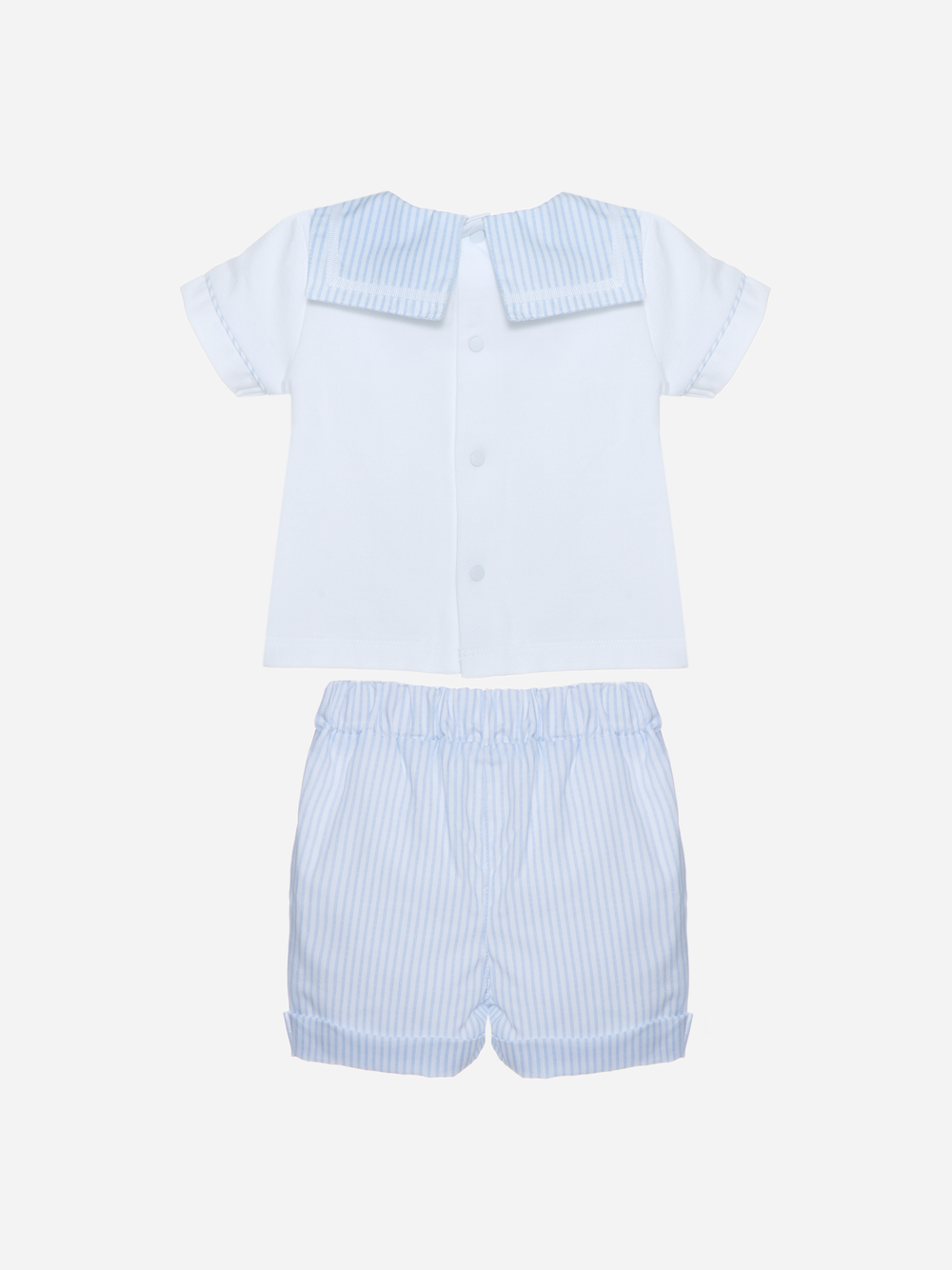 Boy Set Blue Stripes