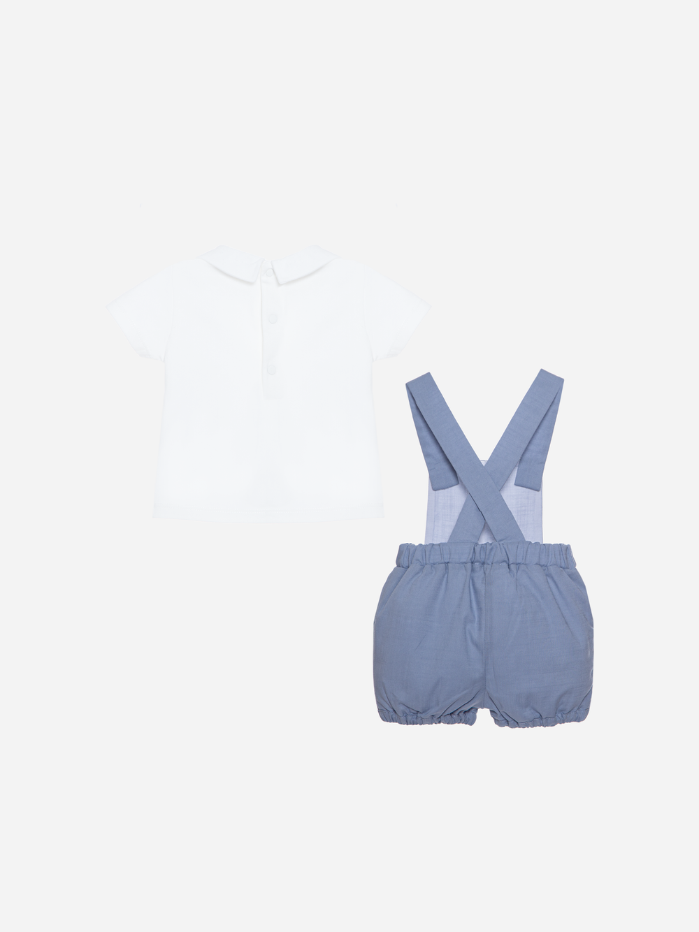 Dungaree Set Elephant Check