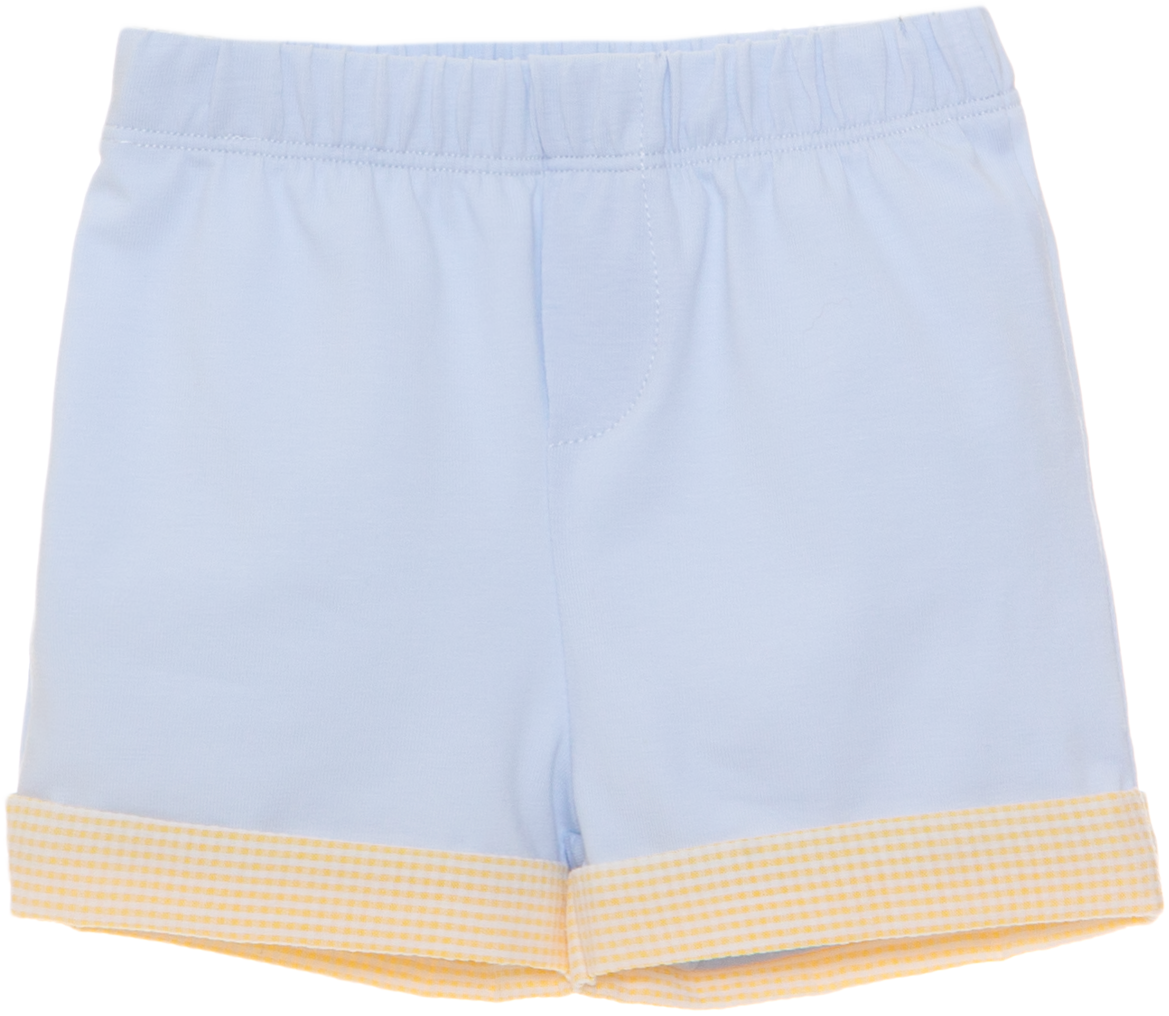 Short Set Vichy Yellow