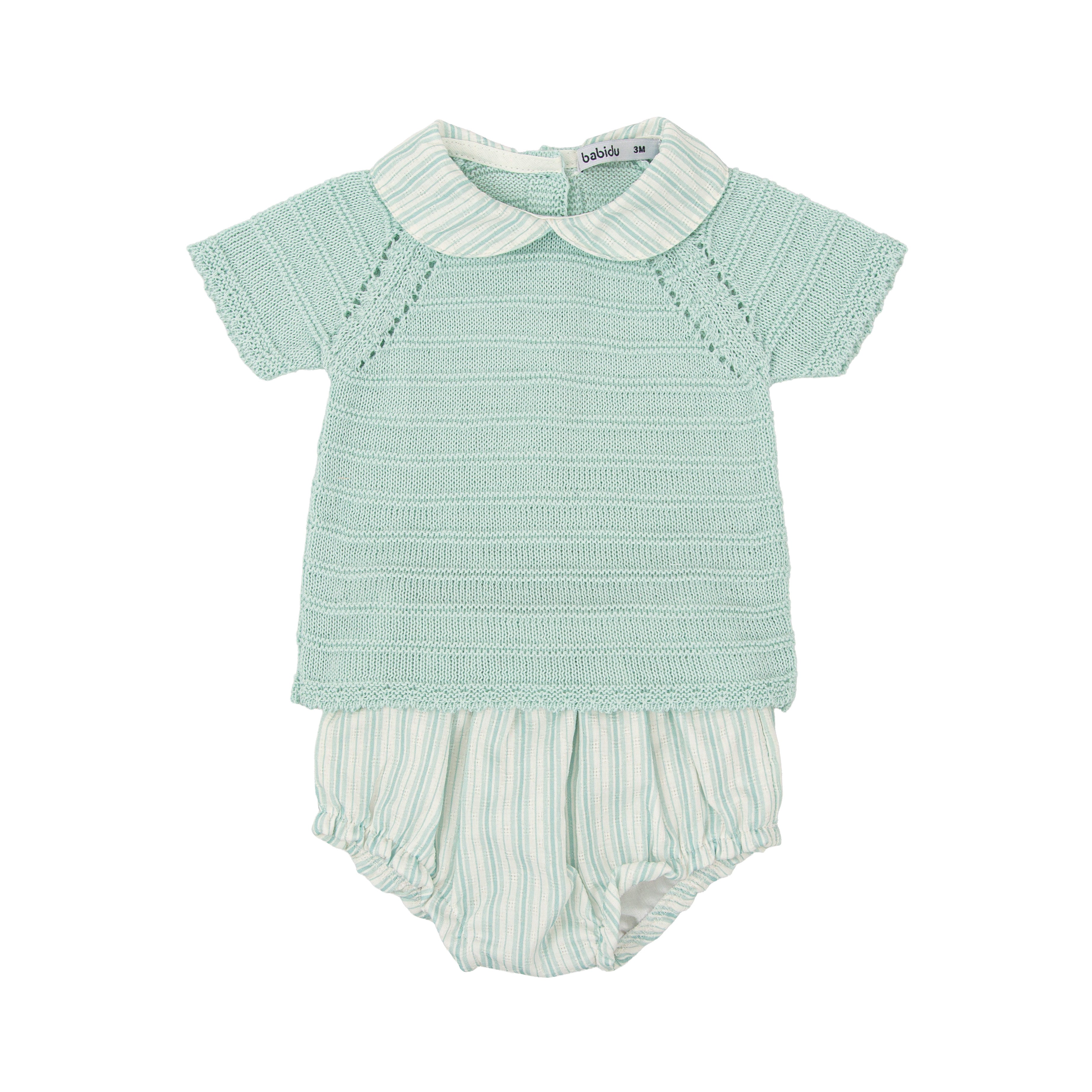 Babidu 'Bayas' Knit Bloomer Set