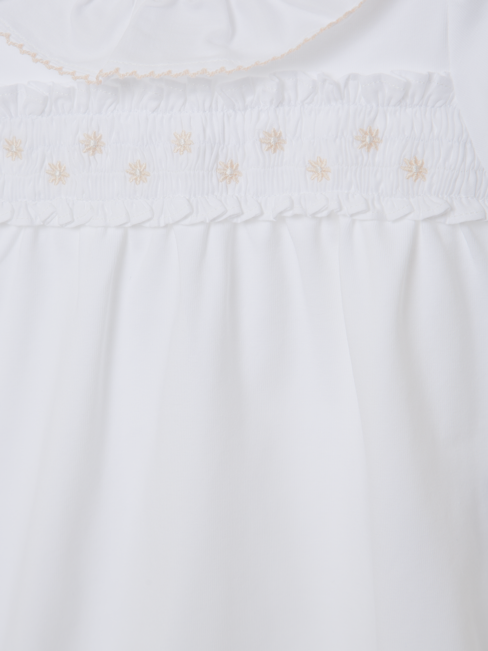 White Jersey Romper