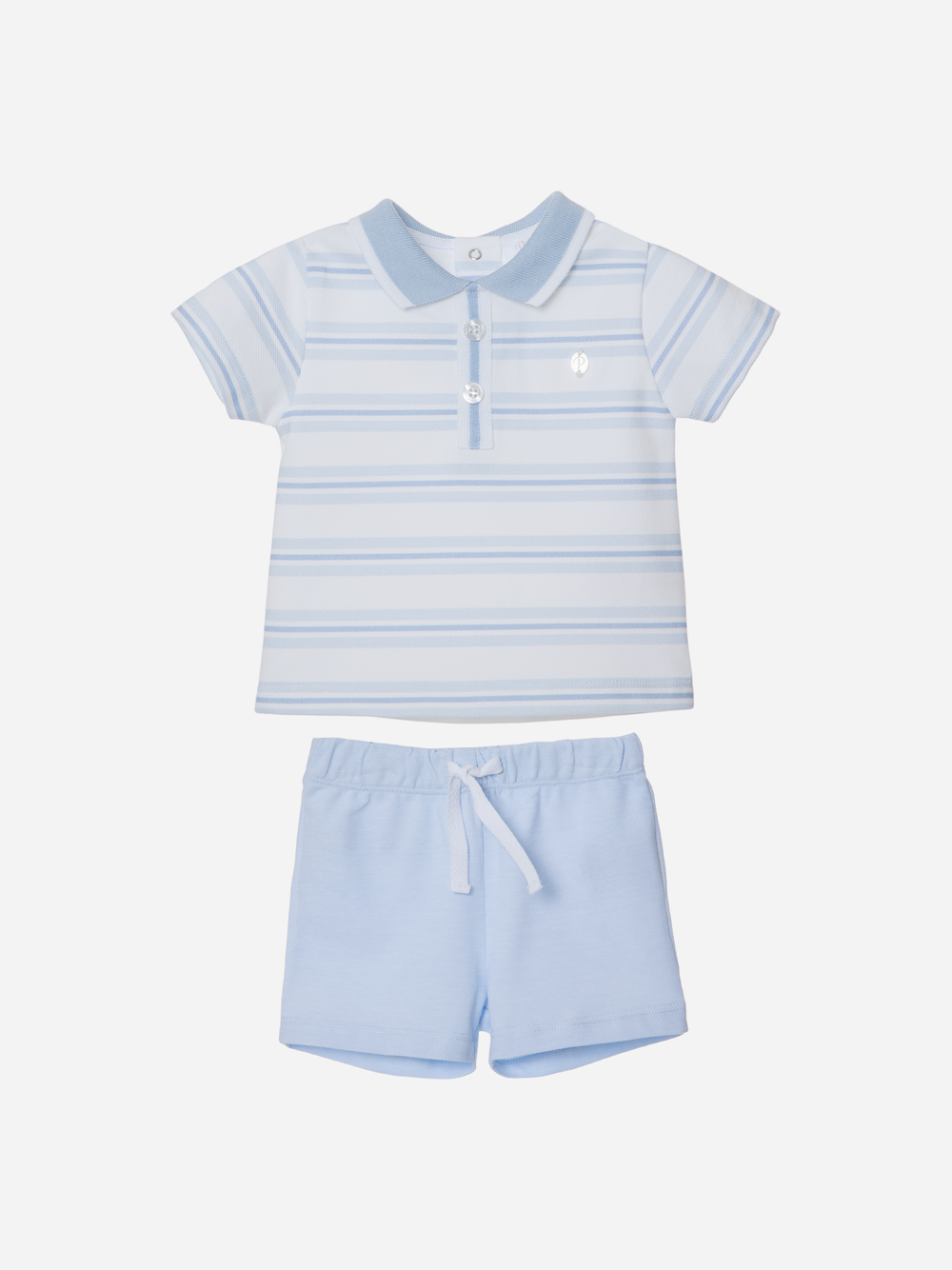Blue Stripes Jersey Set