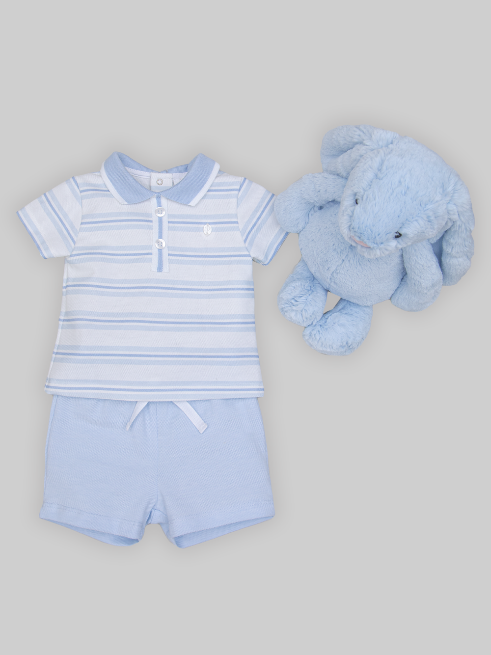 Blue Stripes Jersey Set
