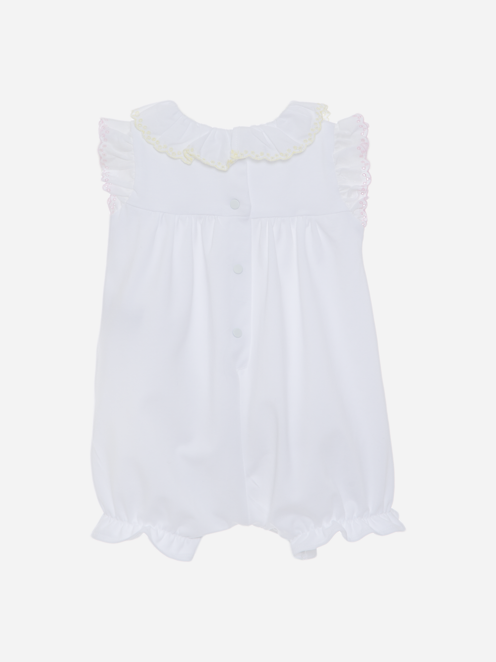 White Romper Multicolor