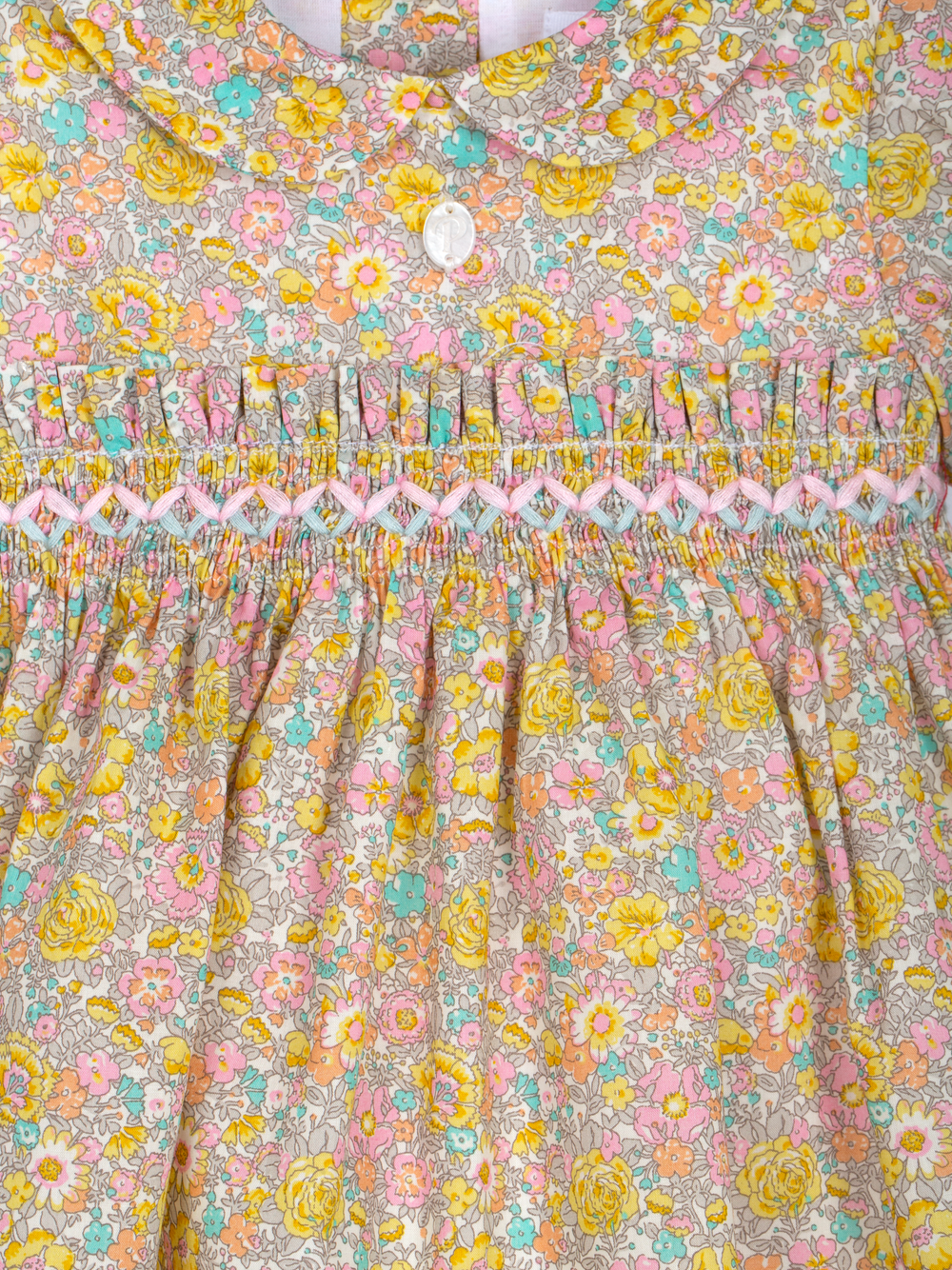 Multicolor Dress in Liberty Fabric