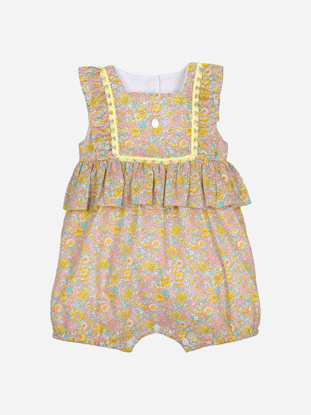 Multicolor floral romper in Liberty