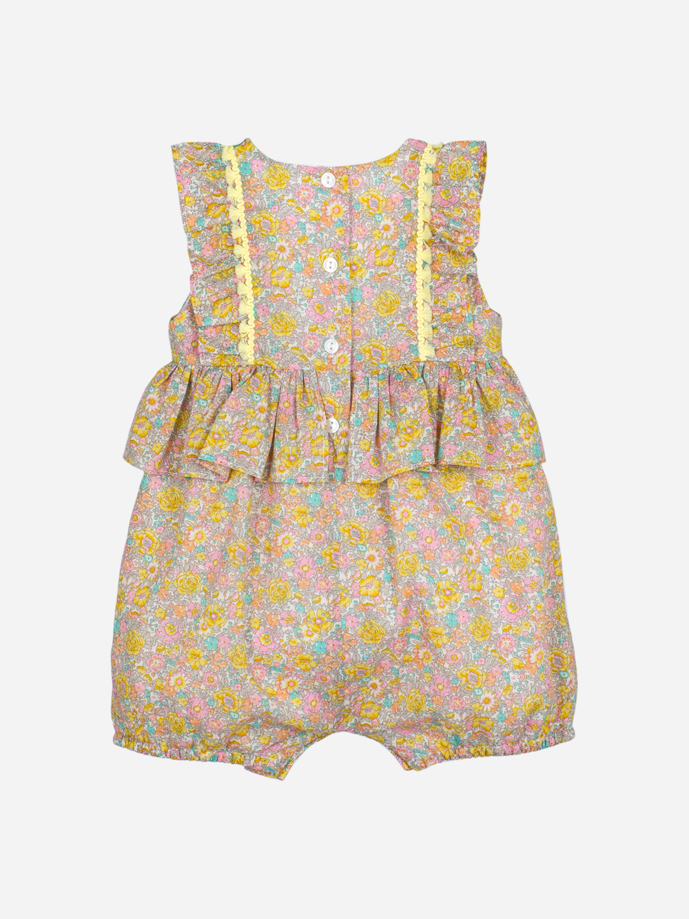 Multicolor floral romper in Liberty