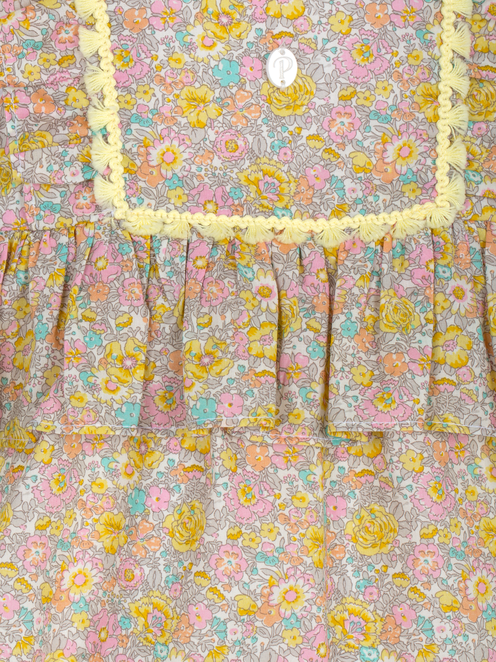 Multicolor floral romper in Liberty