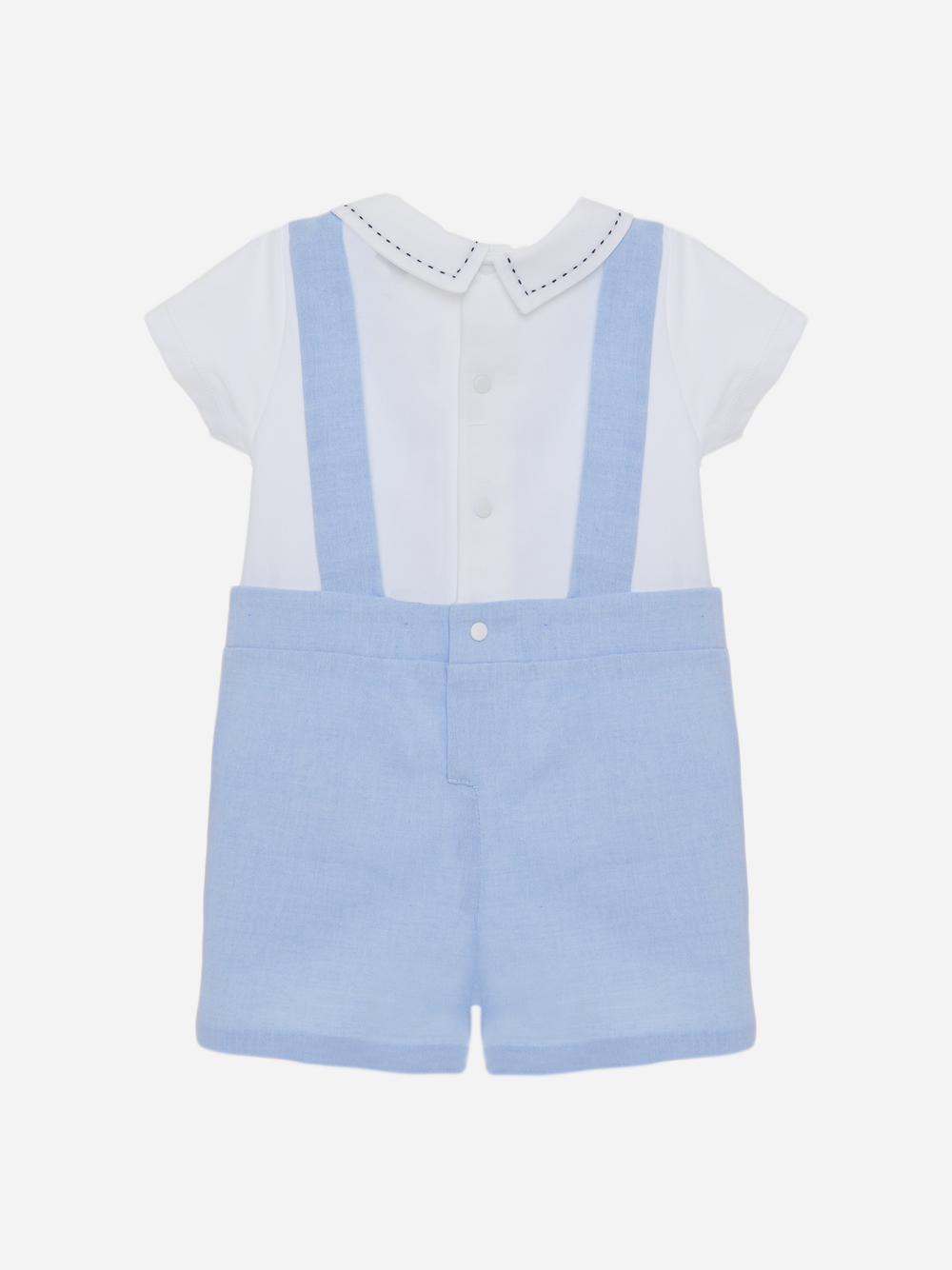 Blue Chambray Romper