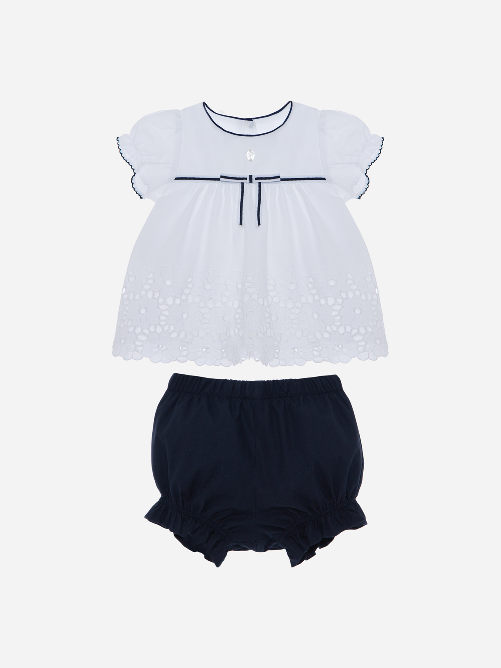 Bloomer Set White and Marine
