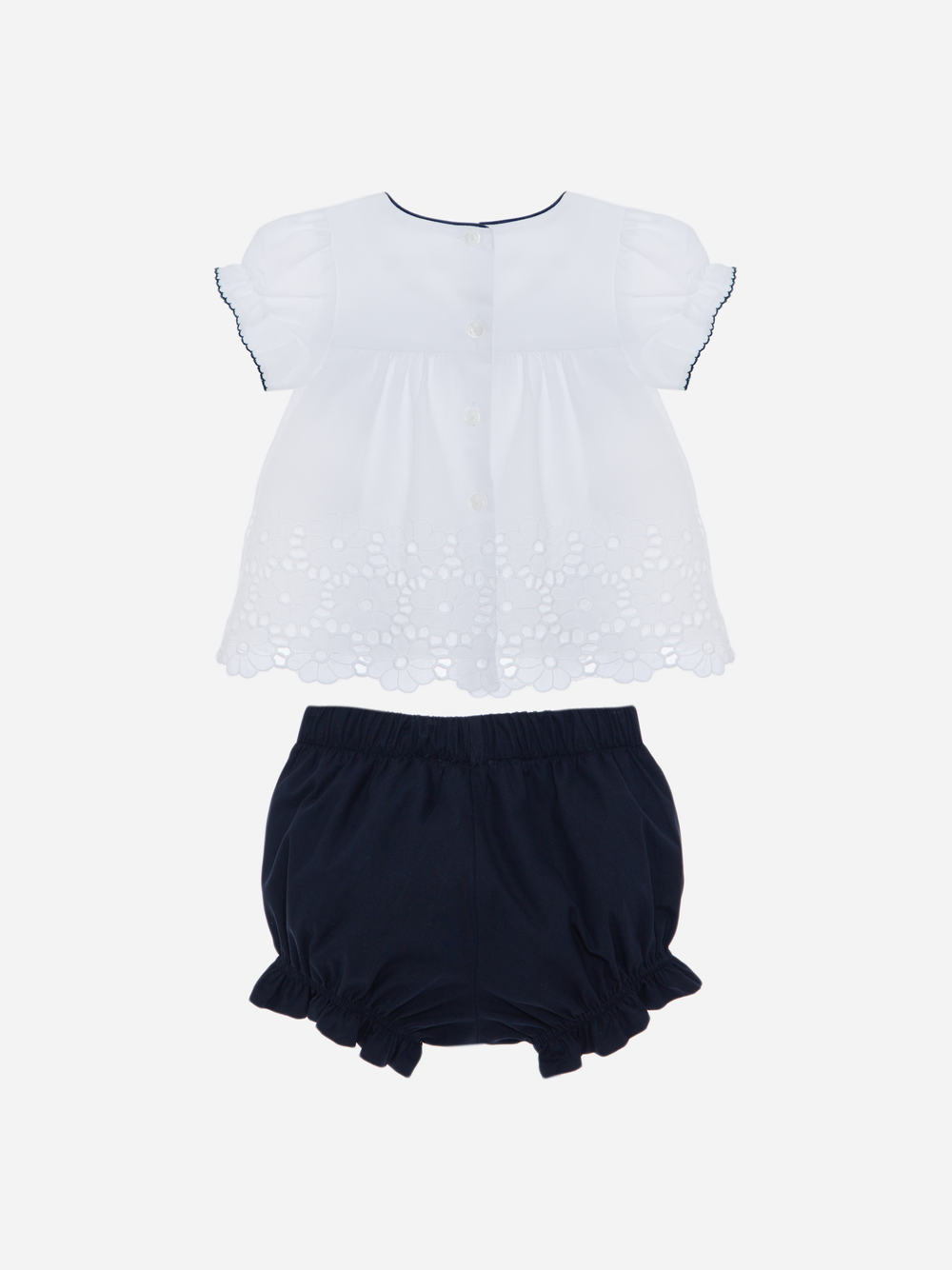 Bloomer Set White and Marine
