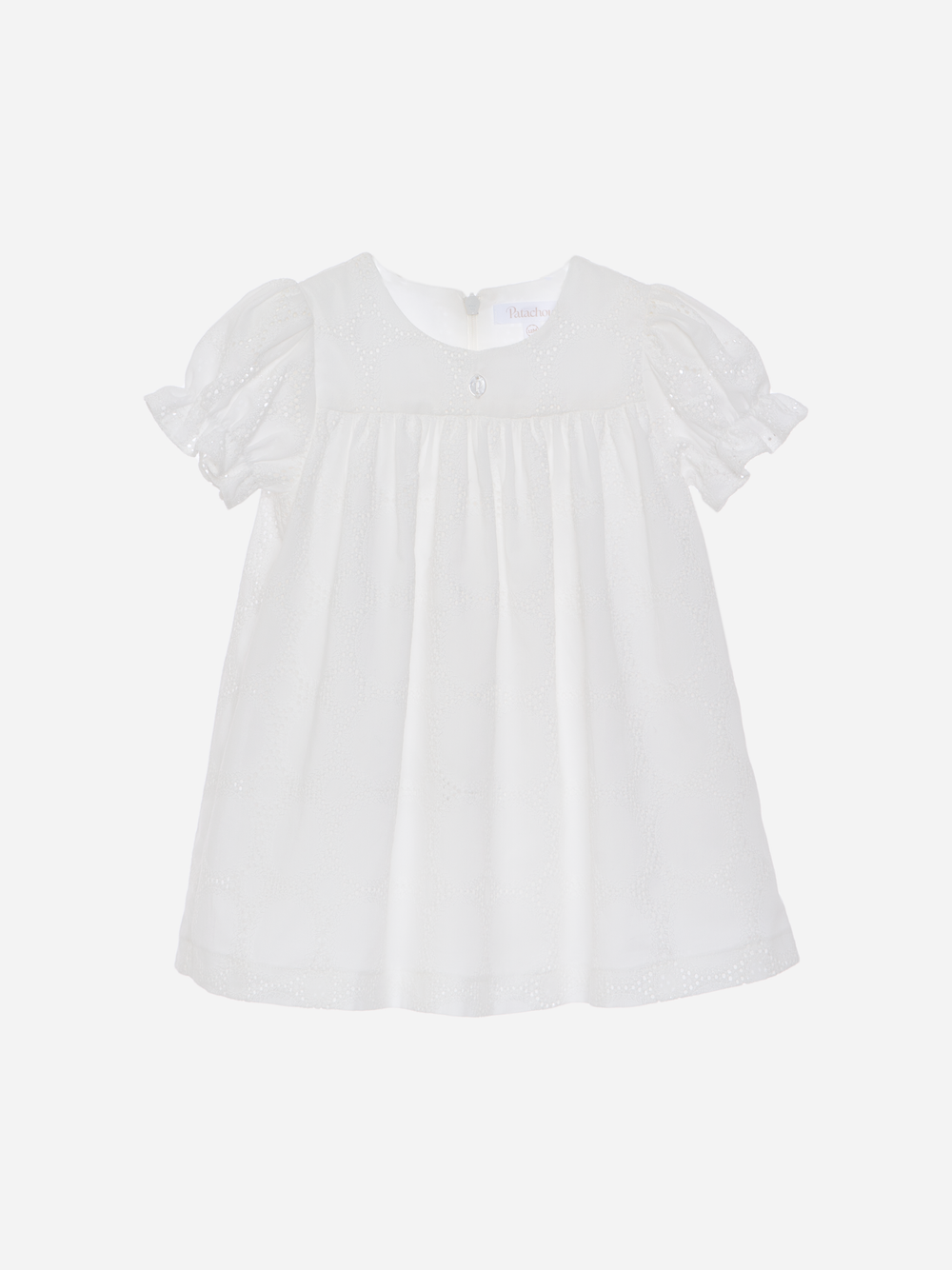 Ecru English Embroidery Dress