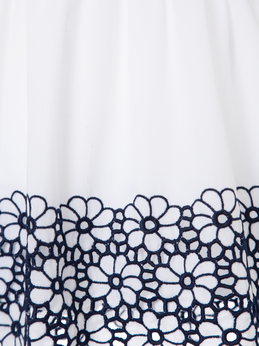 Navy Blue Embroidered Dress