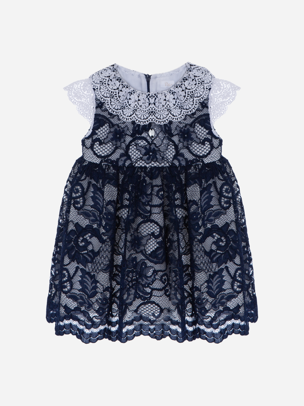 Navy Blue Lace Dress
