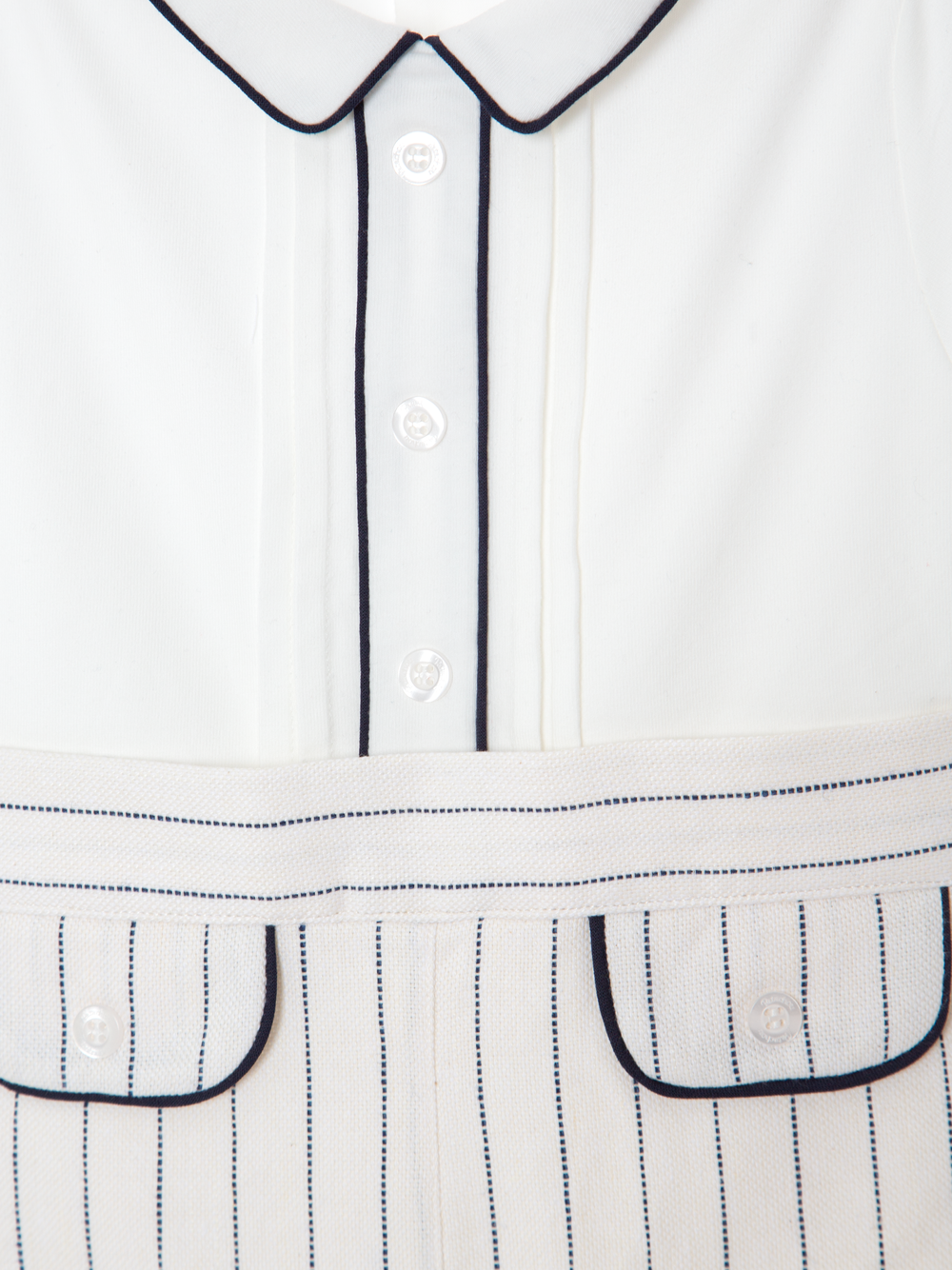 Navy Blue Romper in Jersey