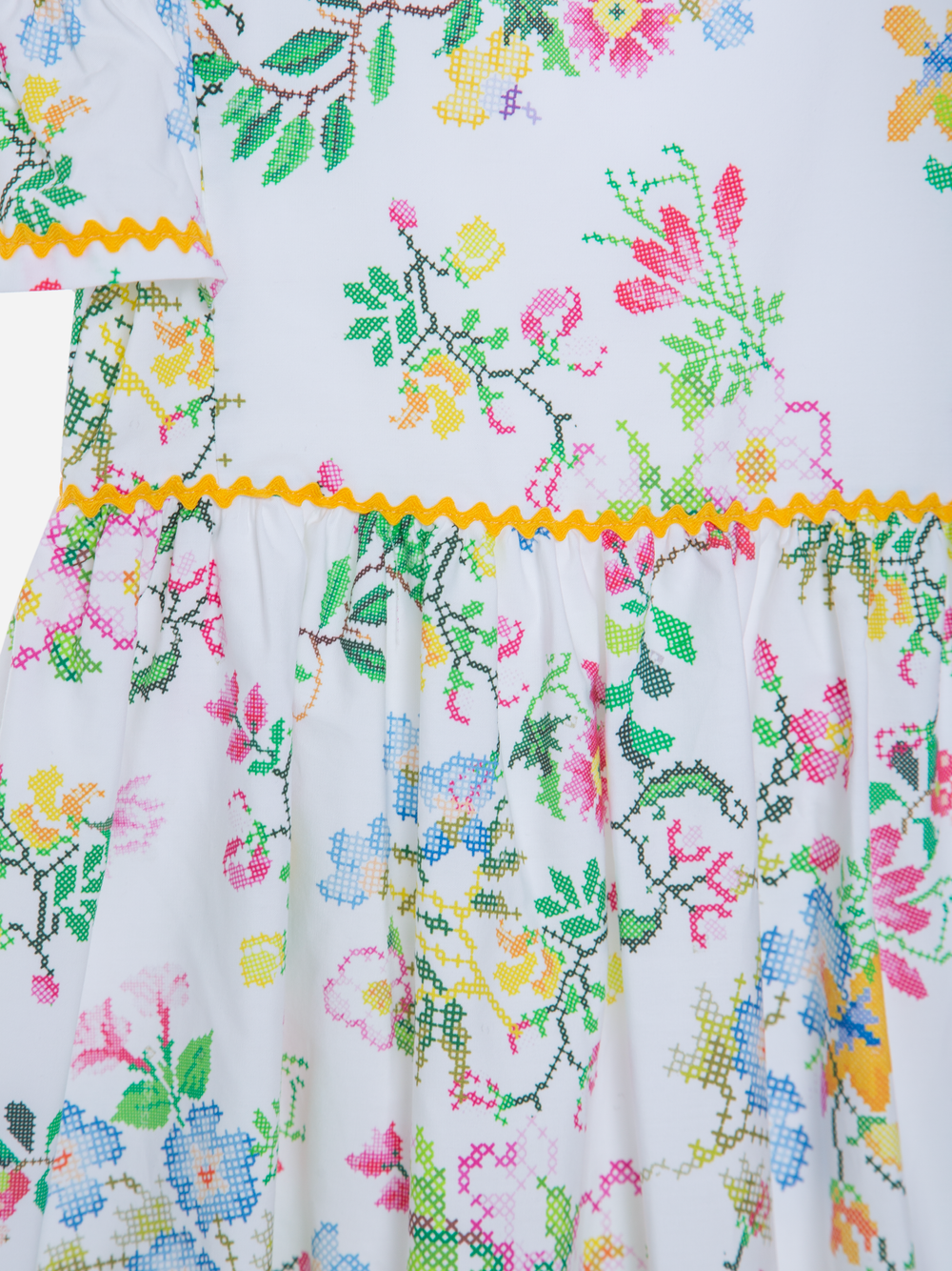 Multicolor Poplin Dress