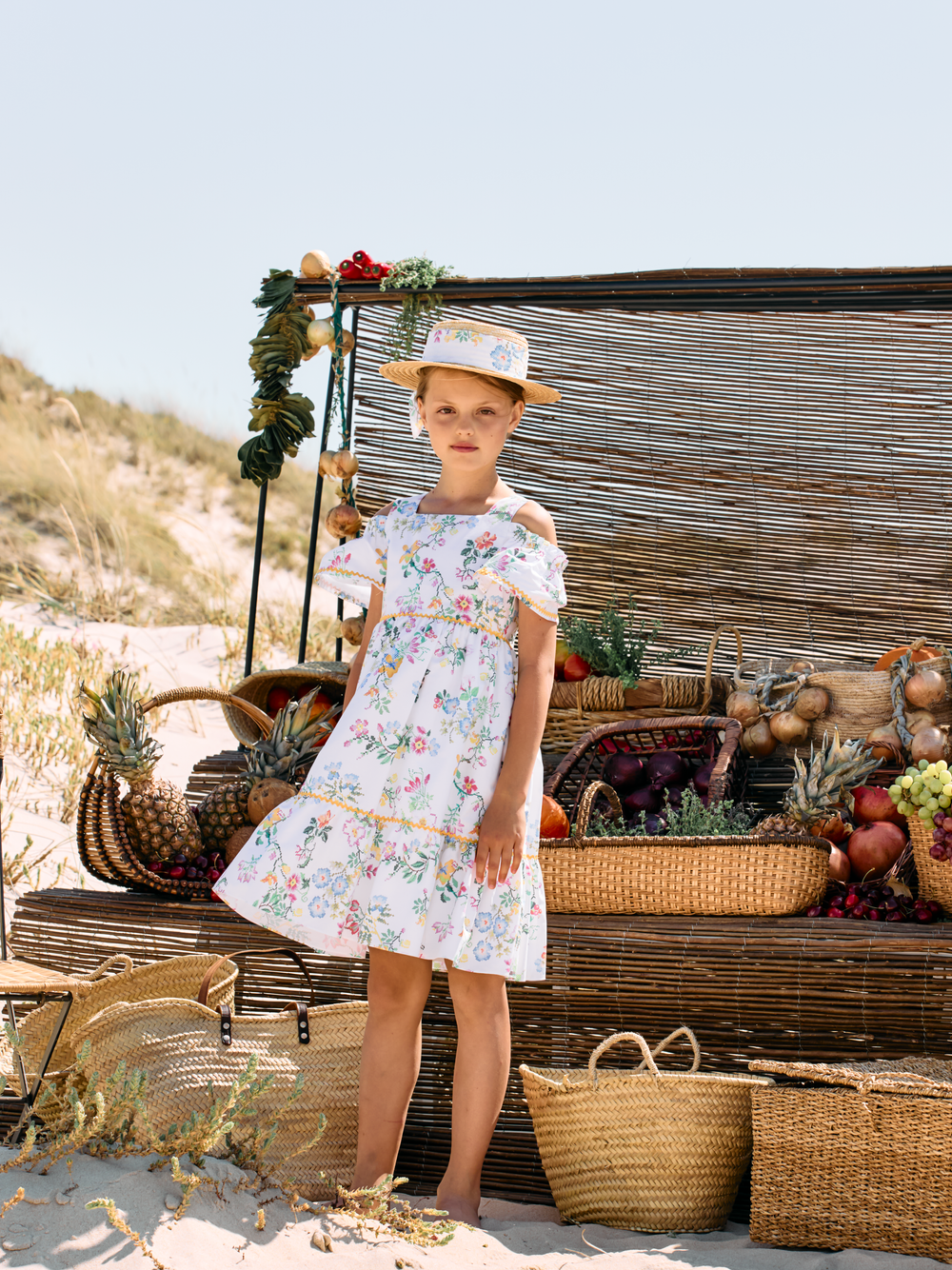 Multicolor Poplin Dress