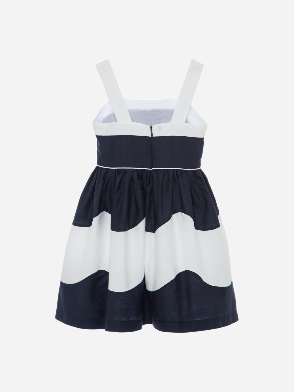 Dress Navy Popeline