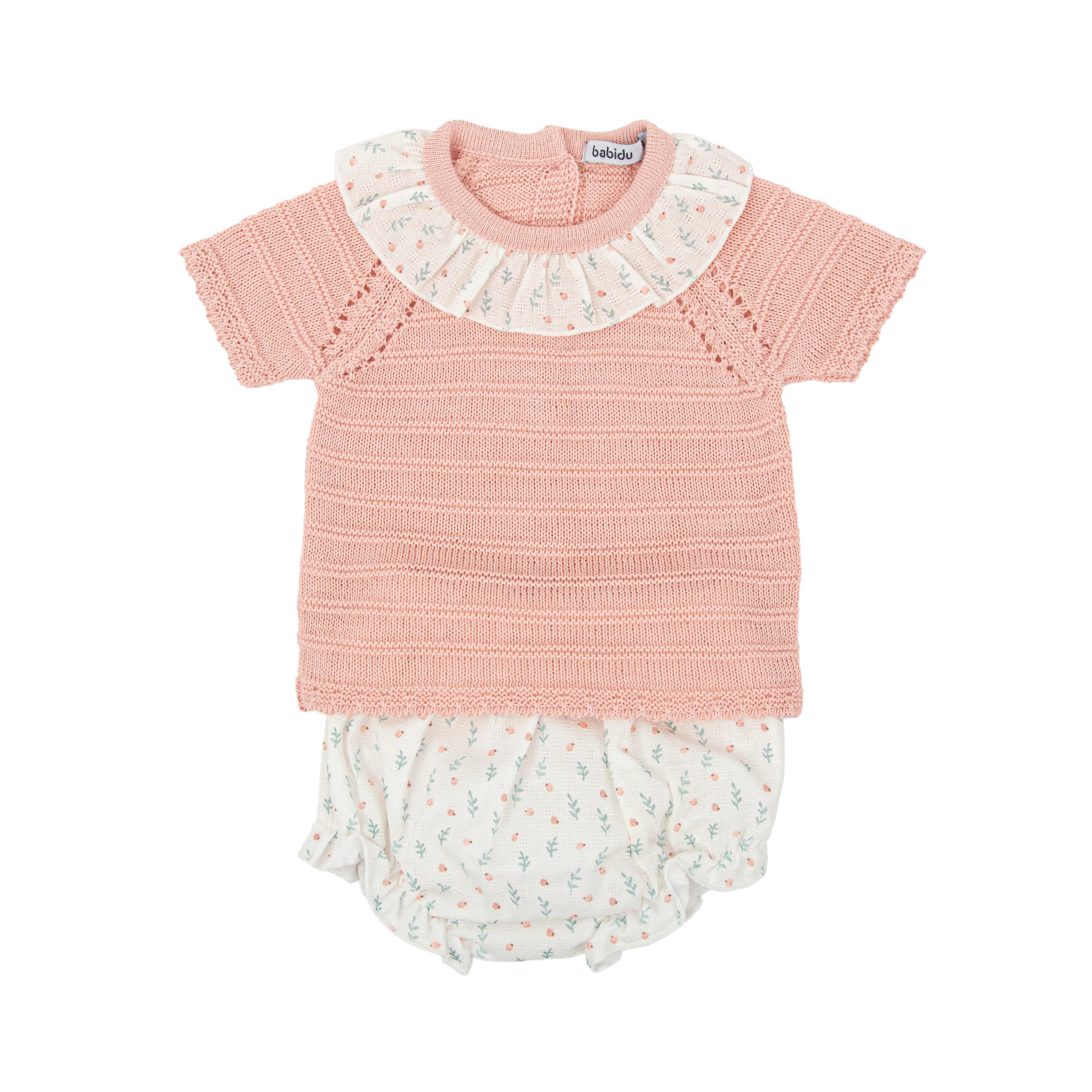 Babidu 'Bayas' Knit Bloomer Set
