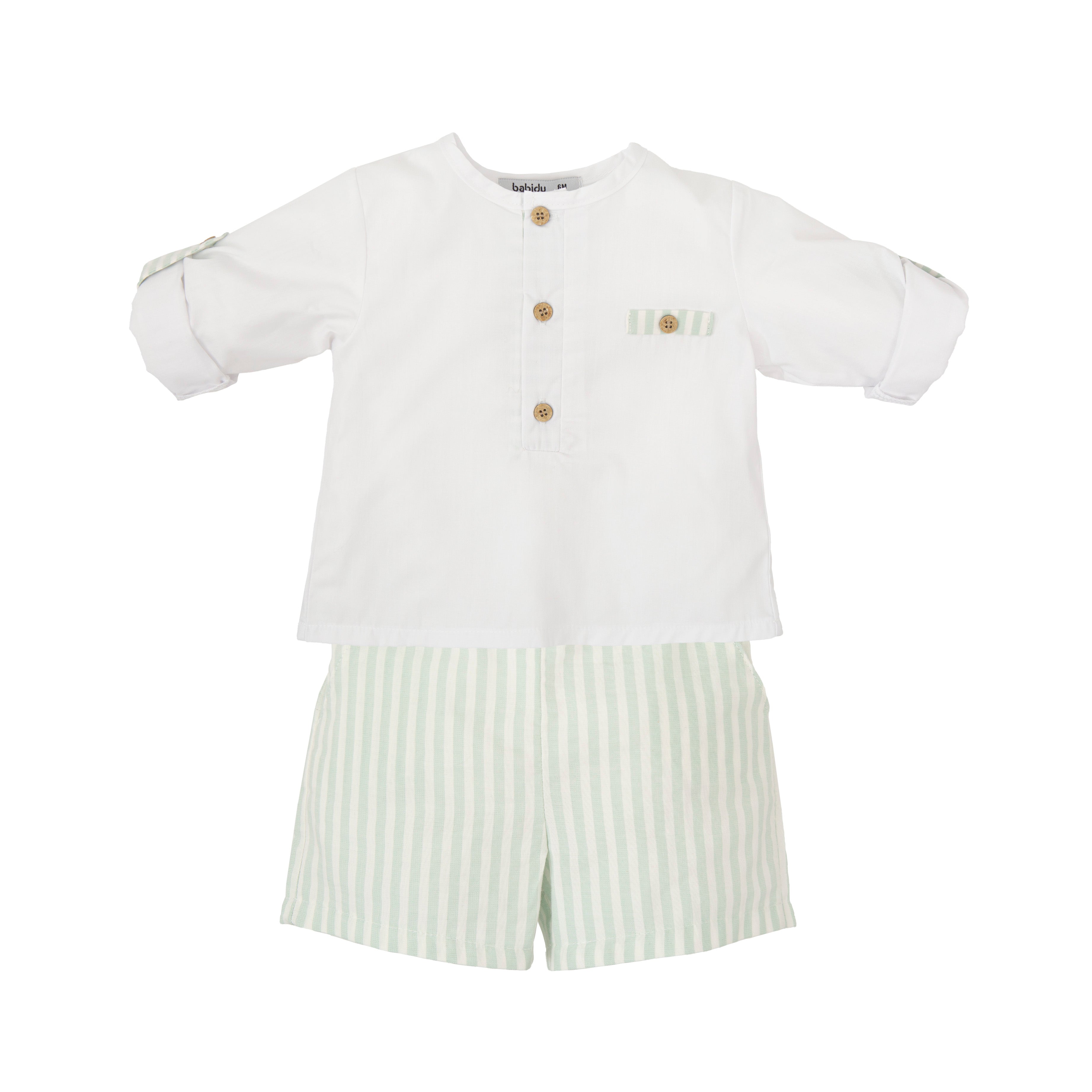 Short Set Gladiolo Long Sleeve- 2pc