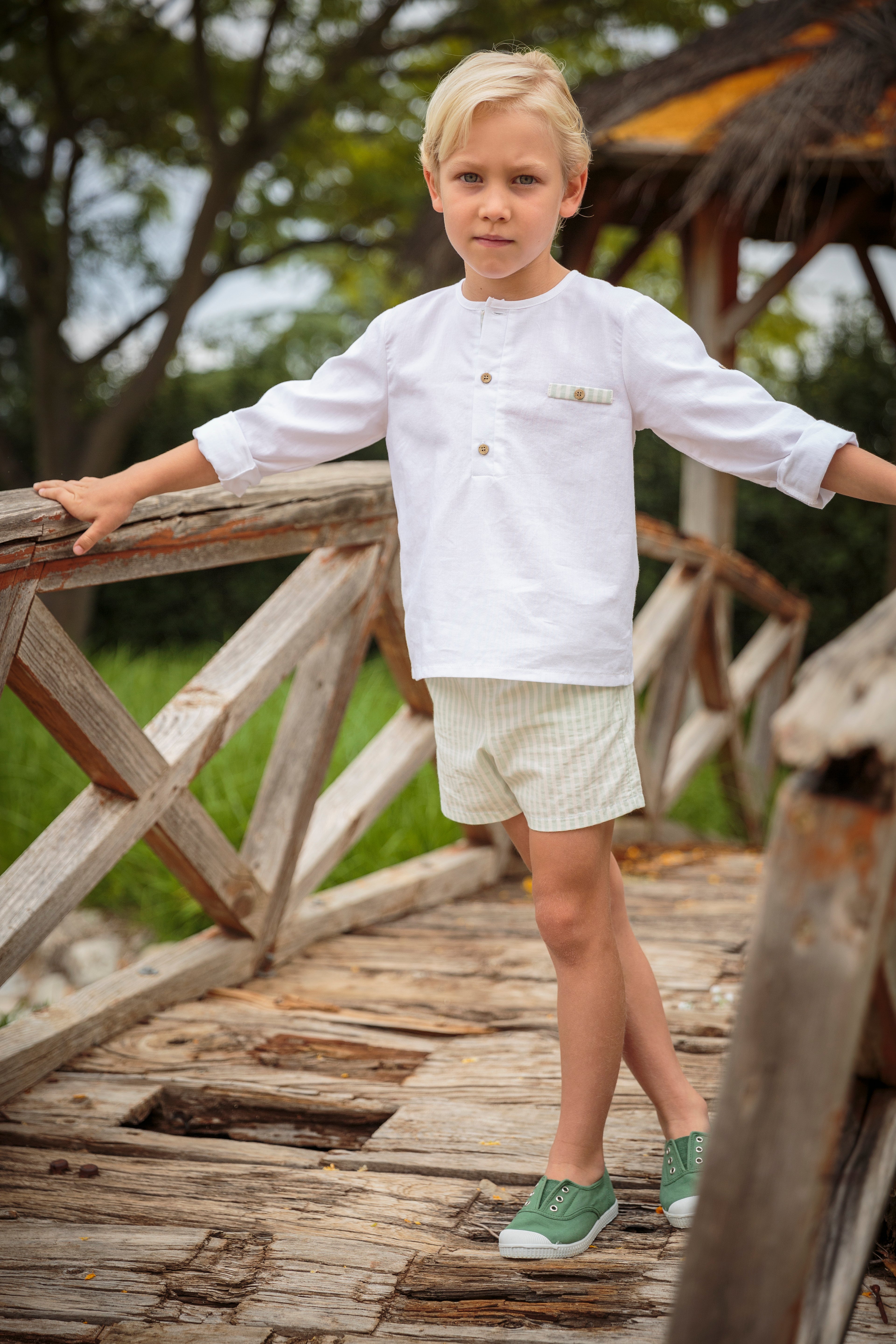 Short Set Gladiolo Long Sleeve- 2pc