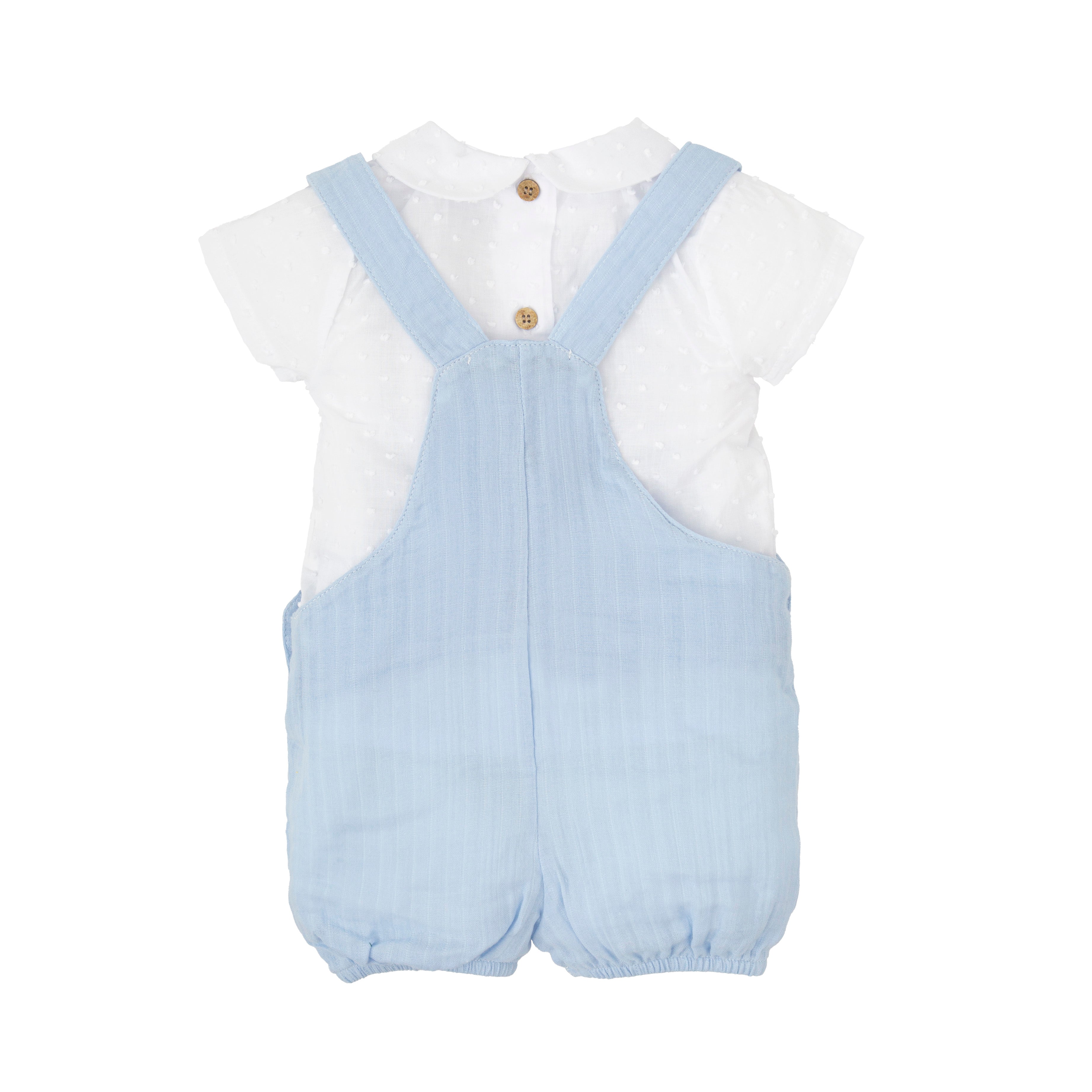 Dungaree & T-shirt set Flora