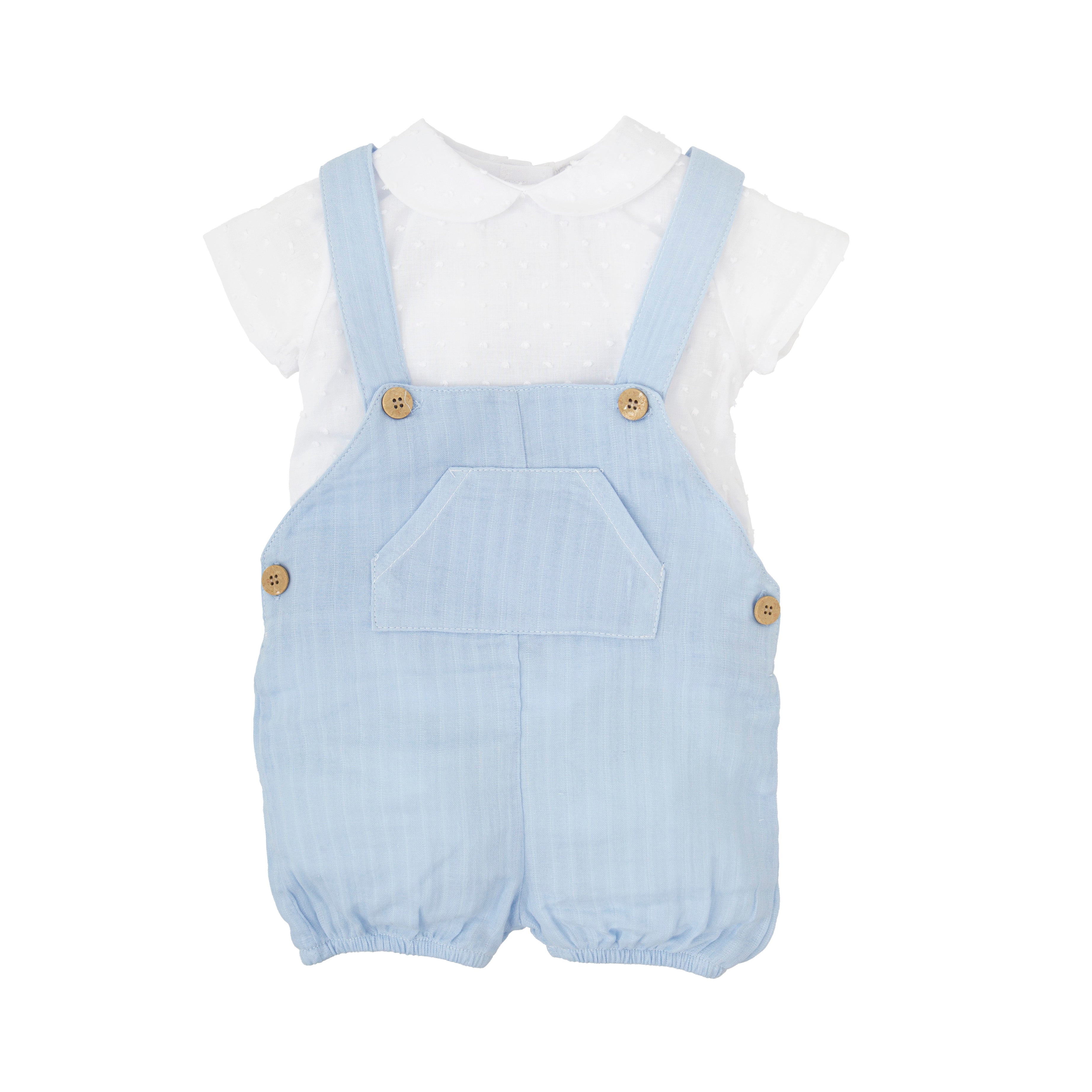 Dungaree & T-shirt set Flora