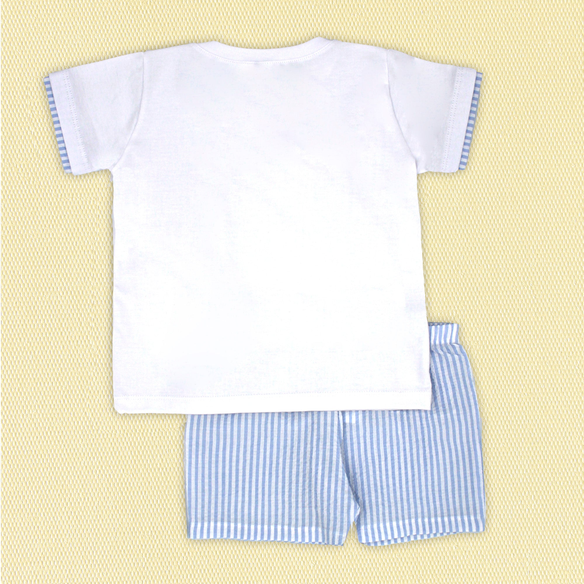 Boy Set 'Seersucker Stripes'