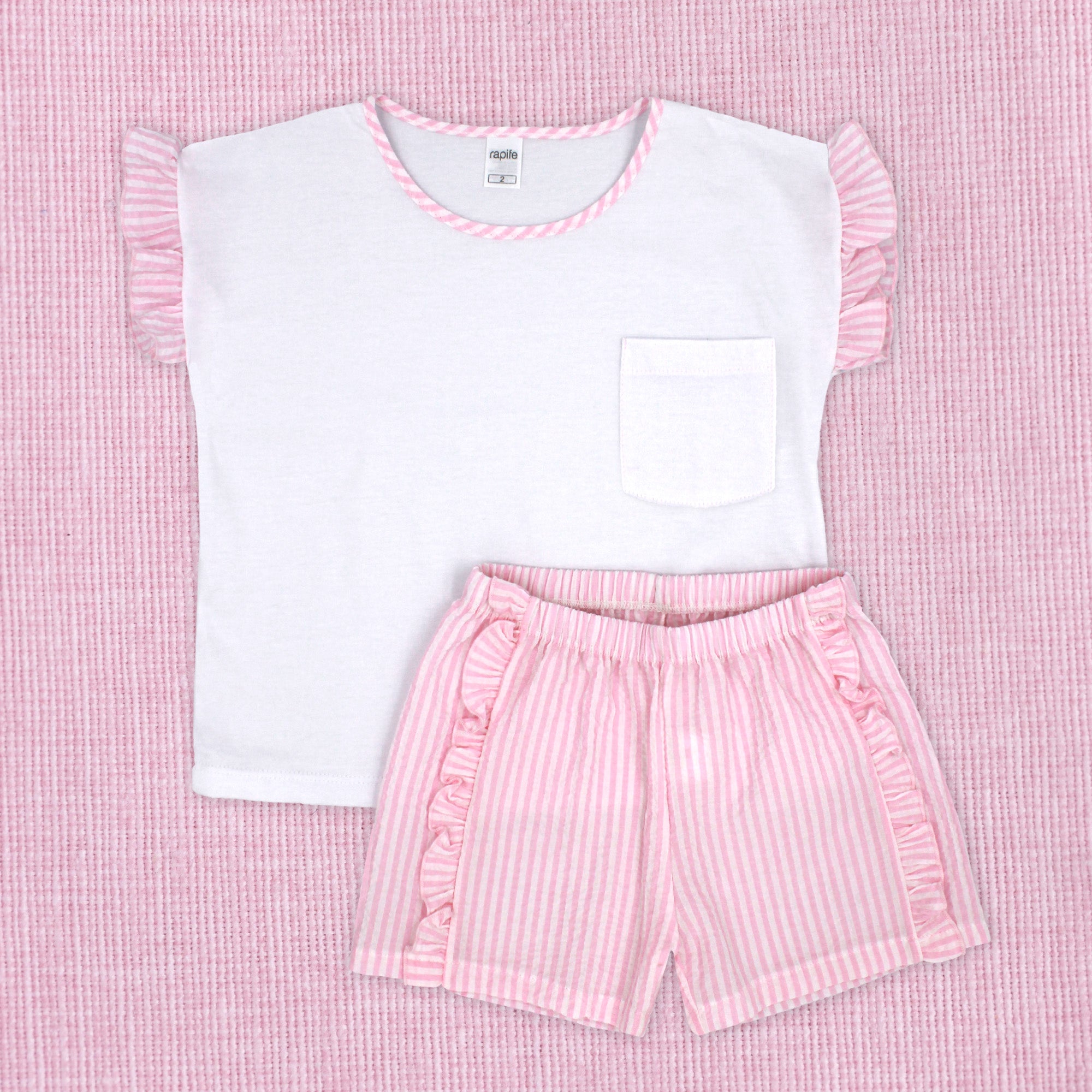 Short Set 'Seersucker Stripes'
