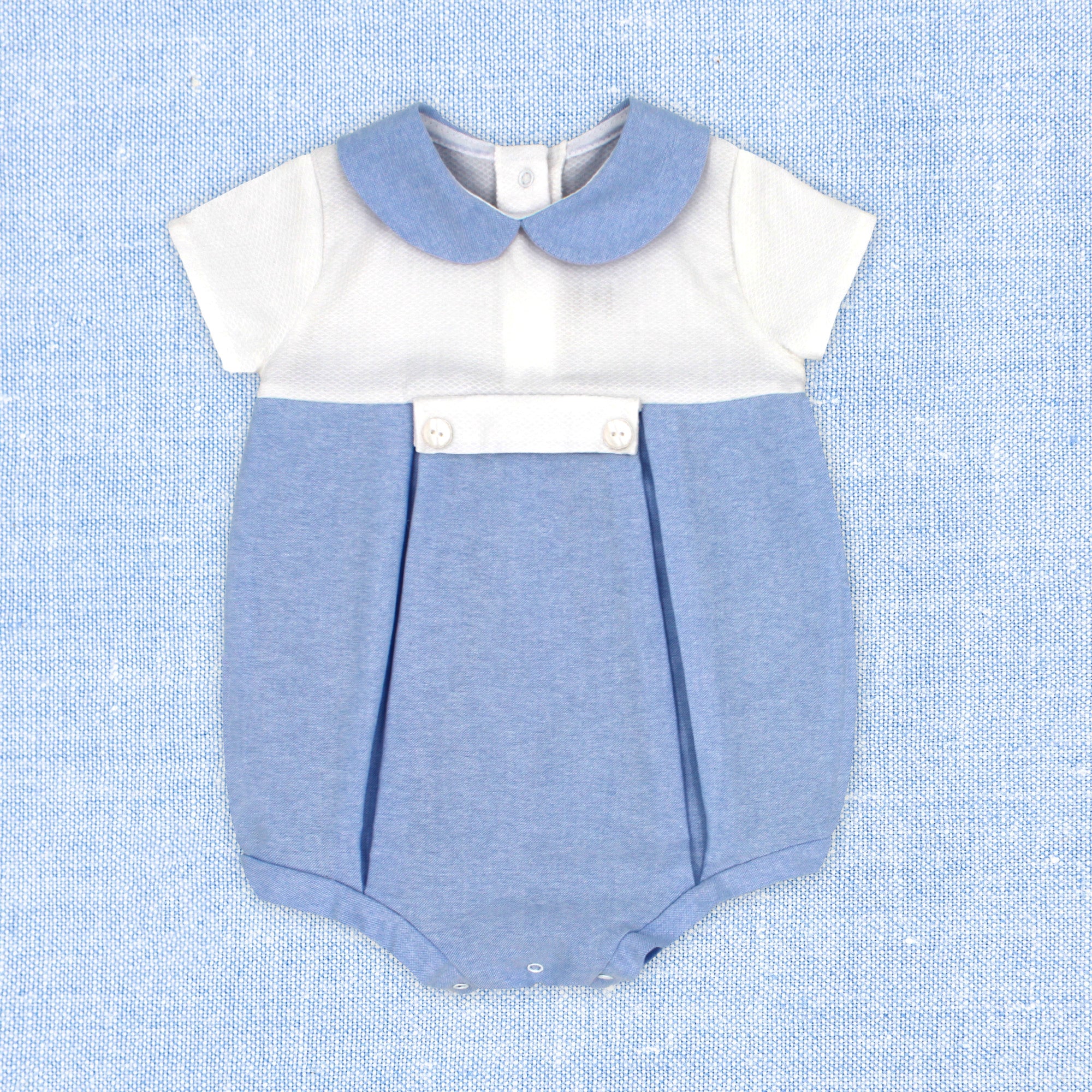 Romper 'Piquet Blue'