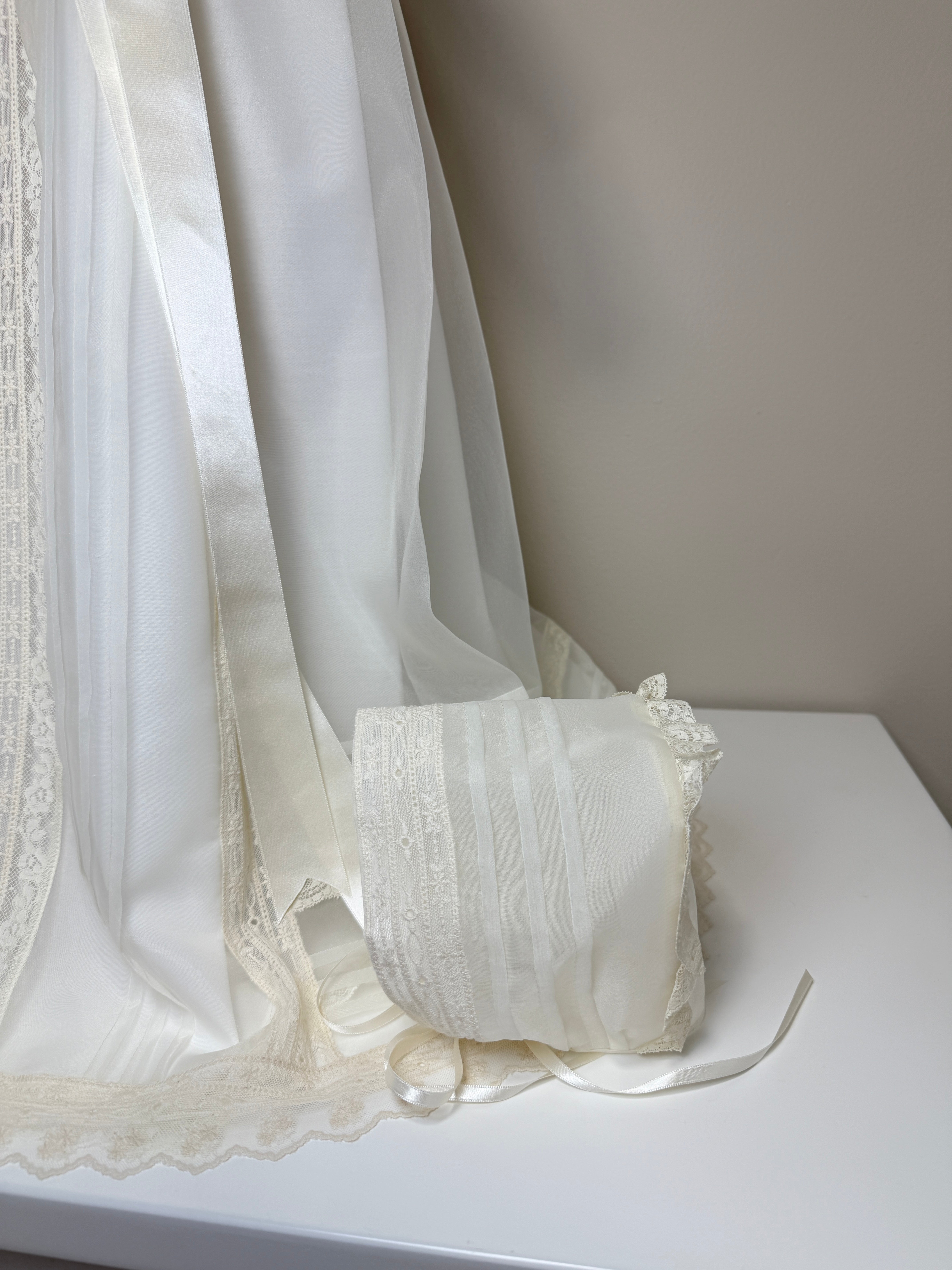 Christening Gown Milagros- 2pc