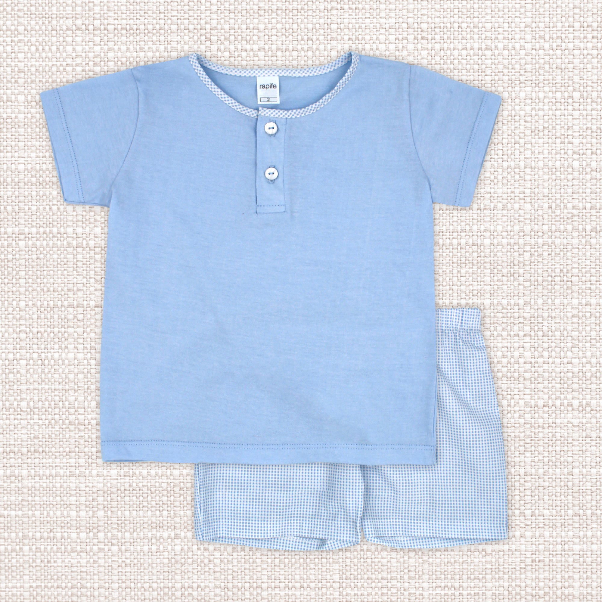 Boy Set 'Popelin' Blue