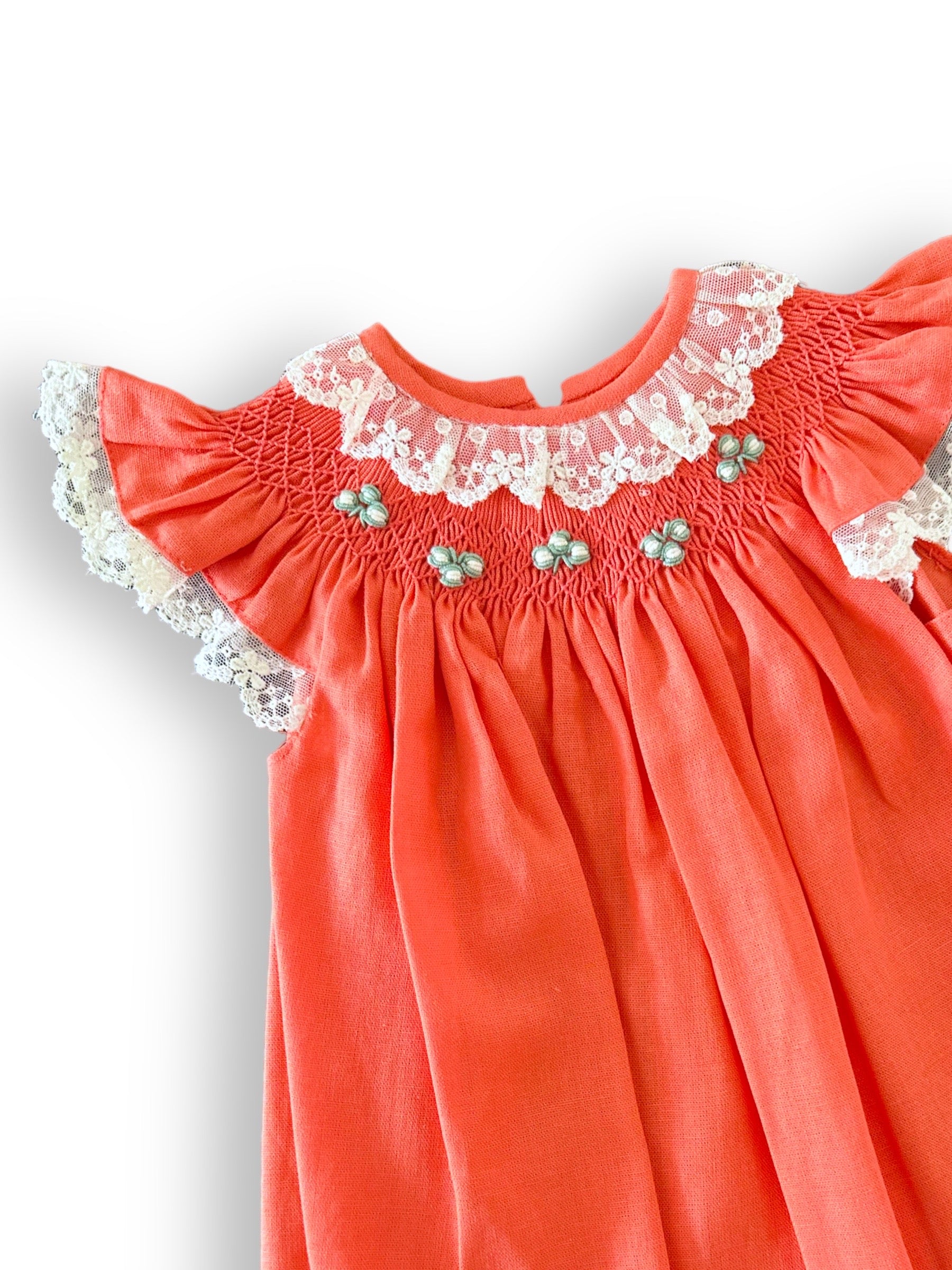 Smock Dress Coral