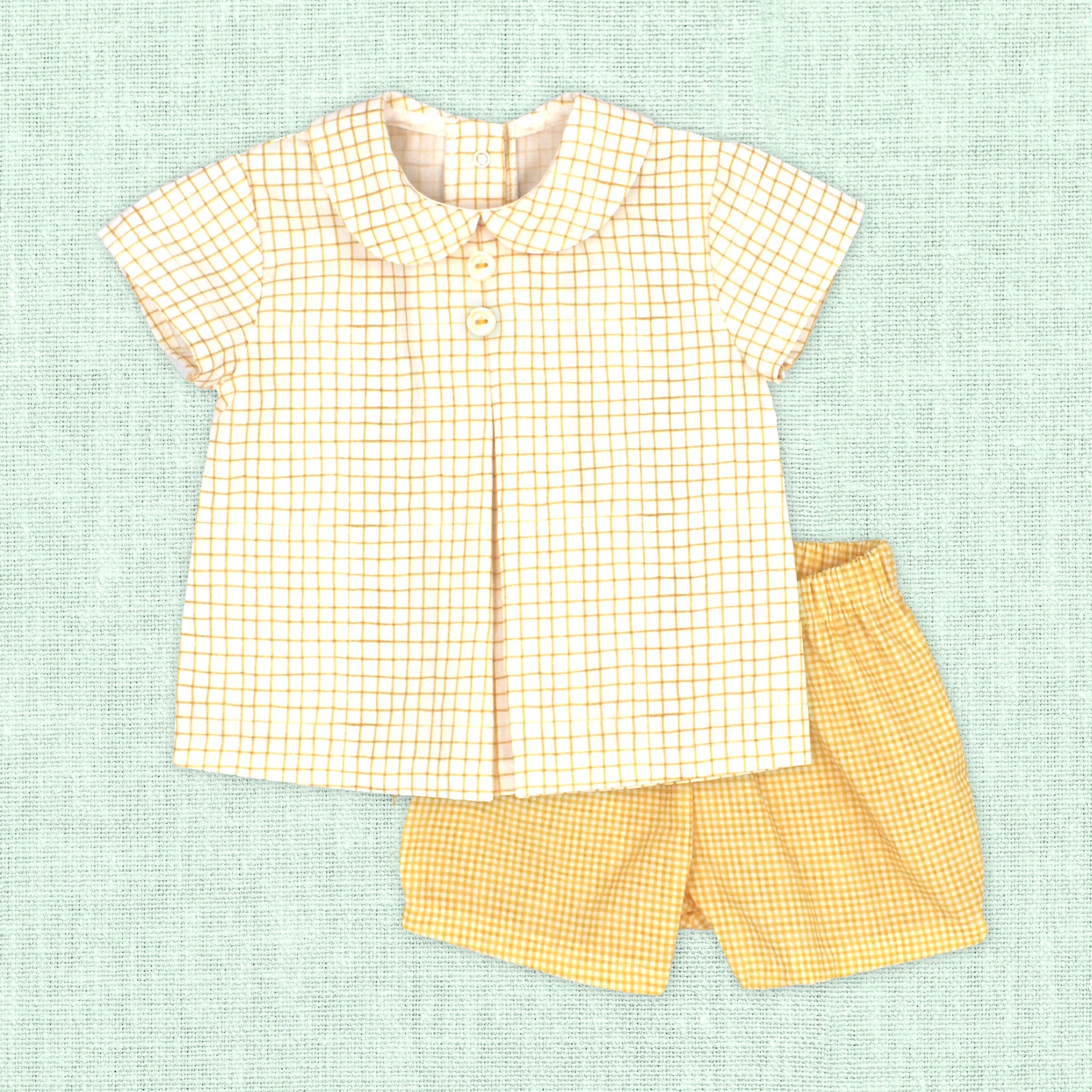Shirt Set 'Yellow Flowers'
