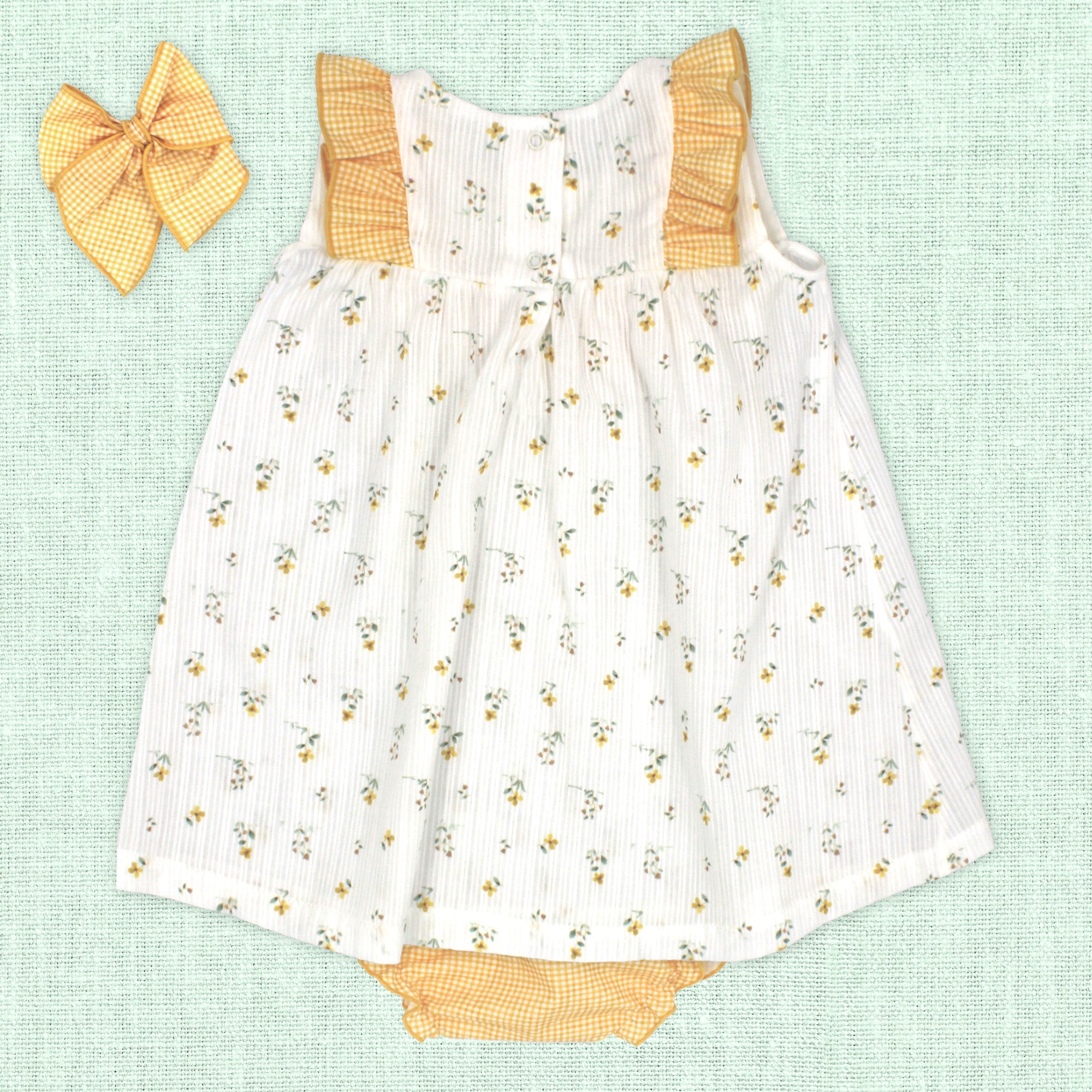 Dress Set 'Yellow Flowers'