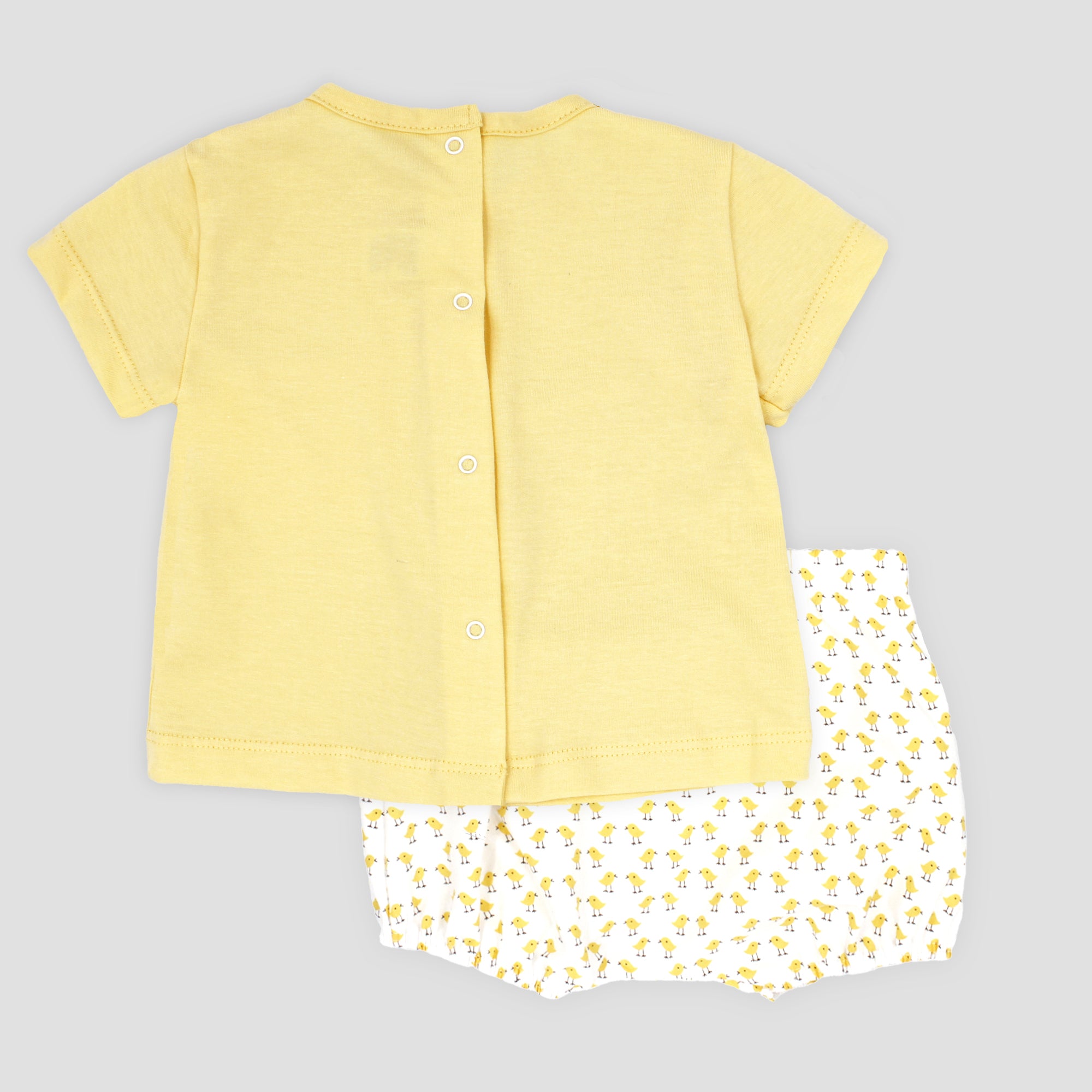 T-Shirt Set Creamy Yellow