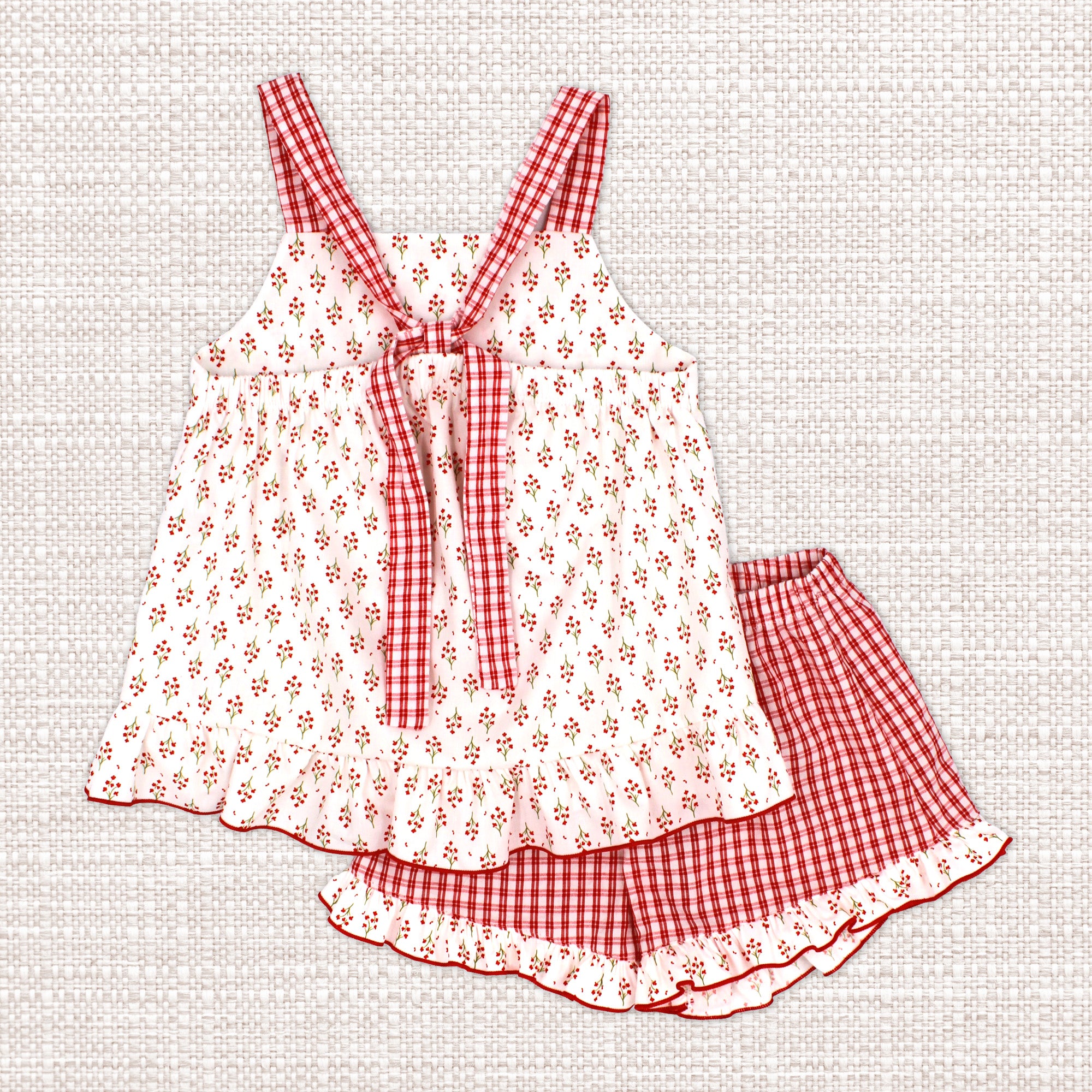 Short Set 'Cherry Red'