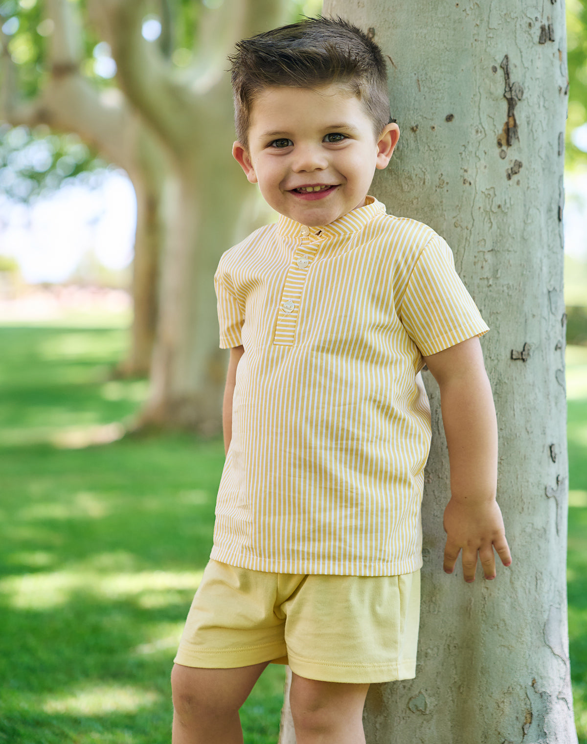 Short Set Creamy Yellow