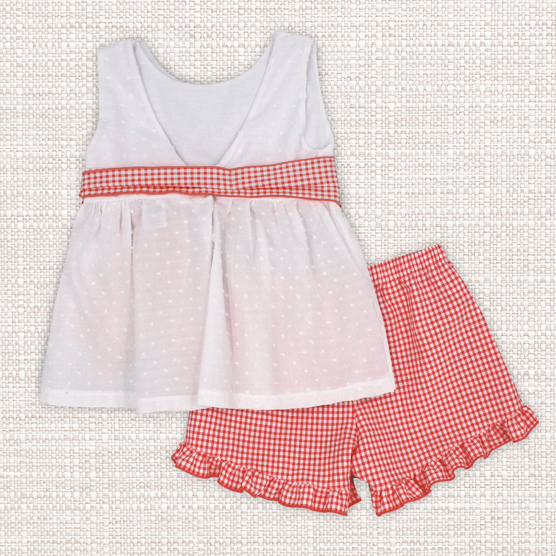 Short Set 'Checkered Fun'