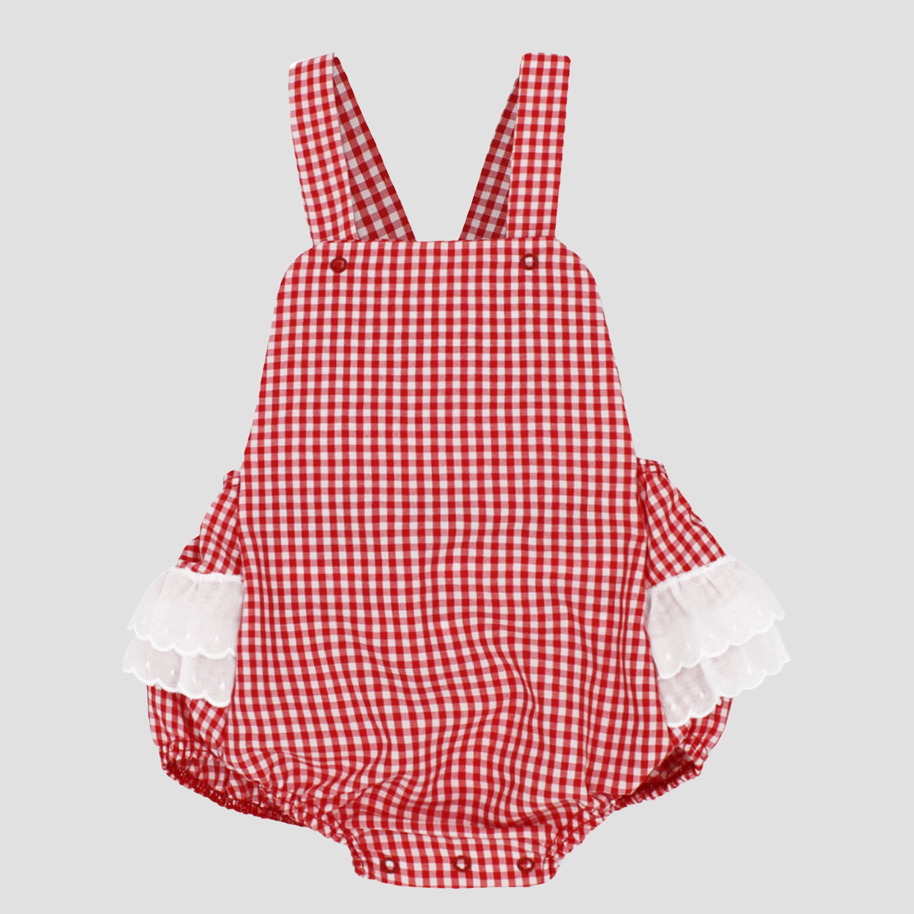 Dungaree Set Cherry