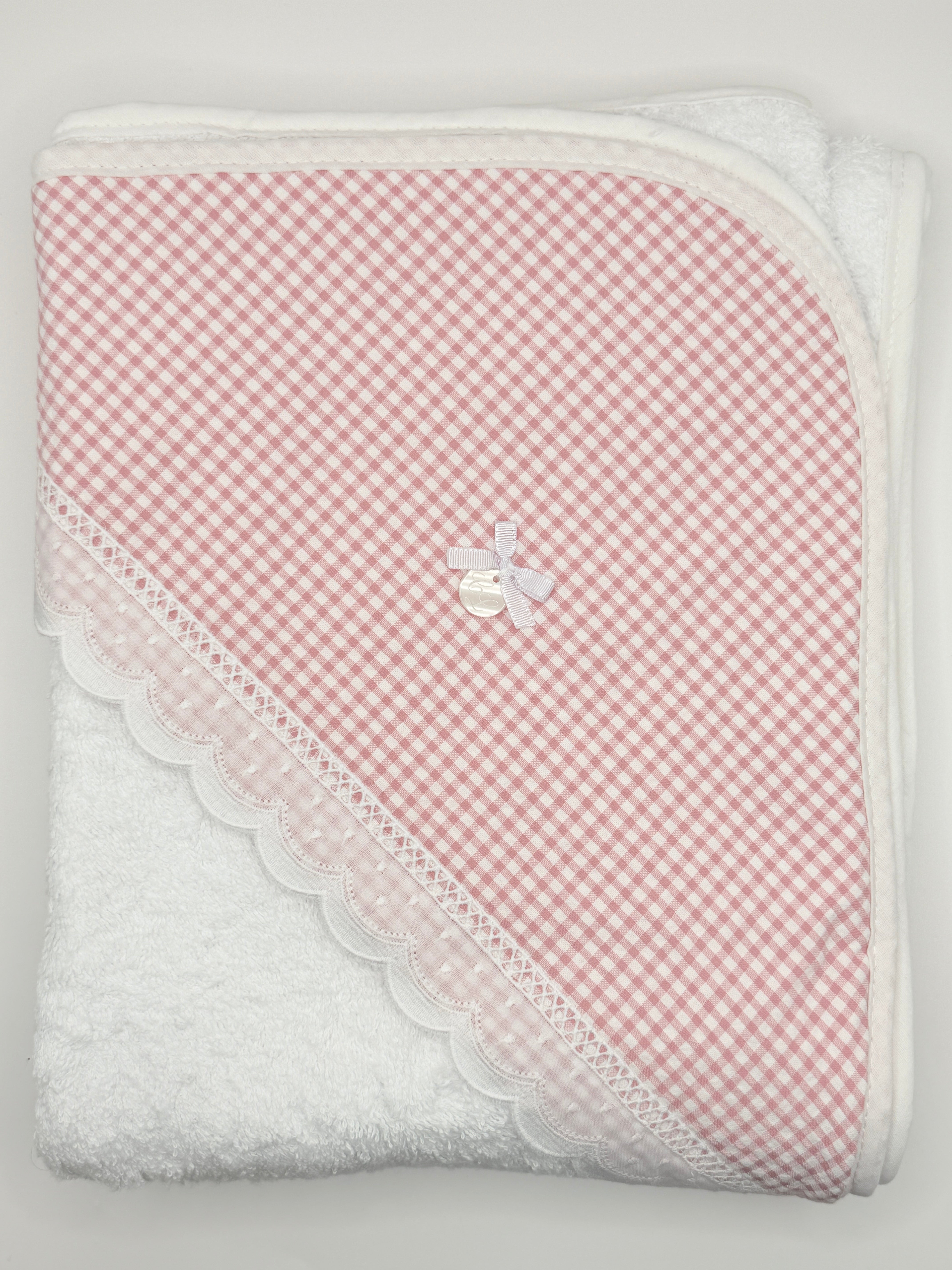 Hooded Towel XL Telmo Pink