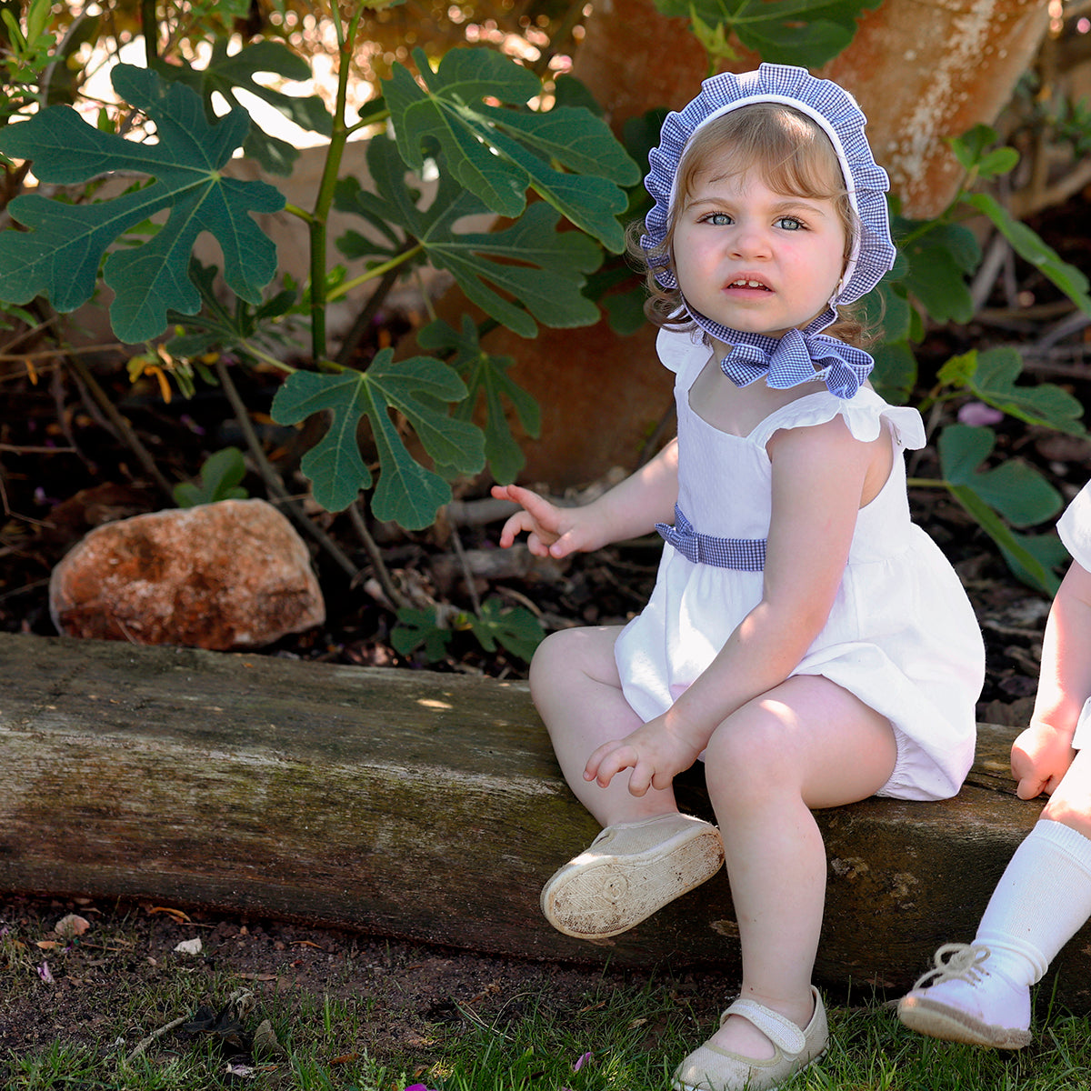 Romper 'Navy Gingham'