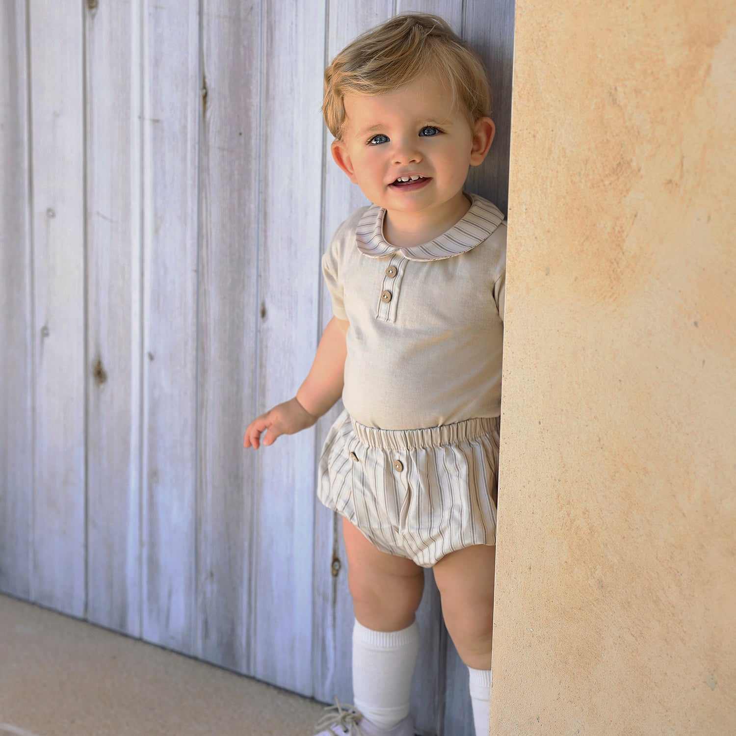 Body Set 'Rayas Camel'