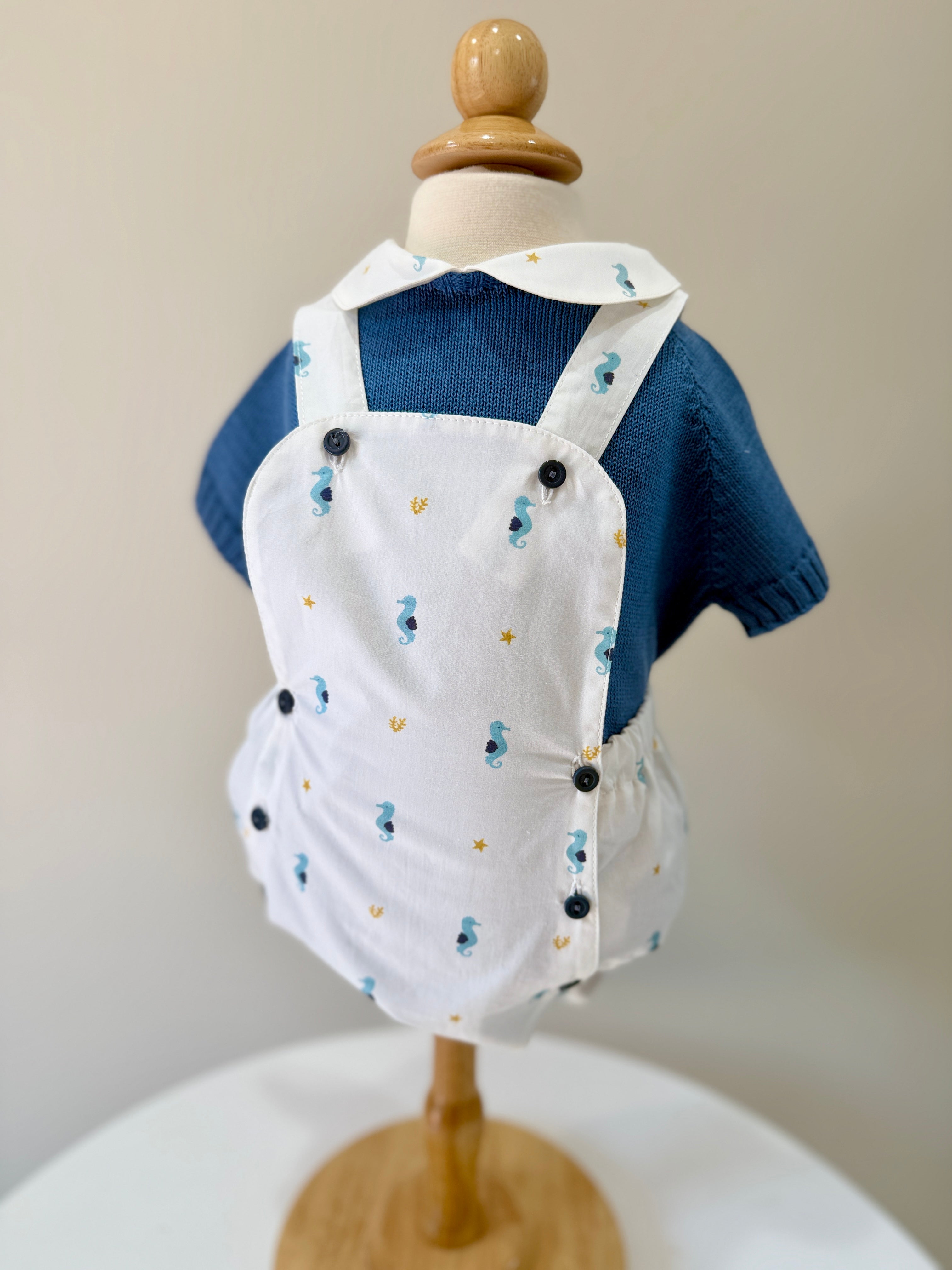 Dungaree Set Seahorse