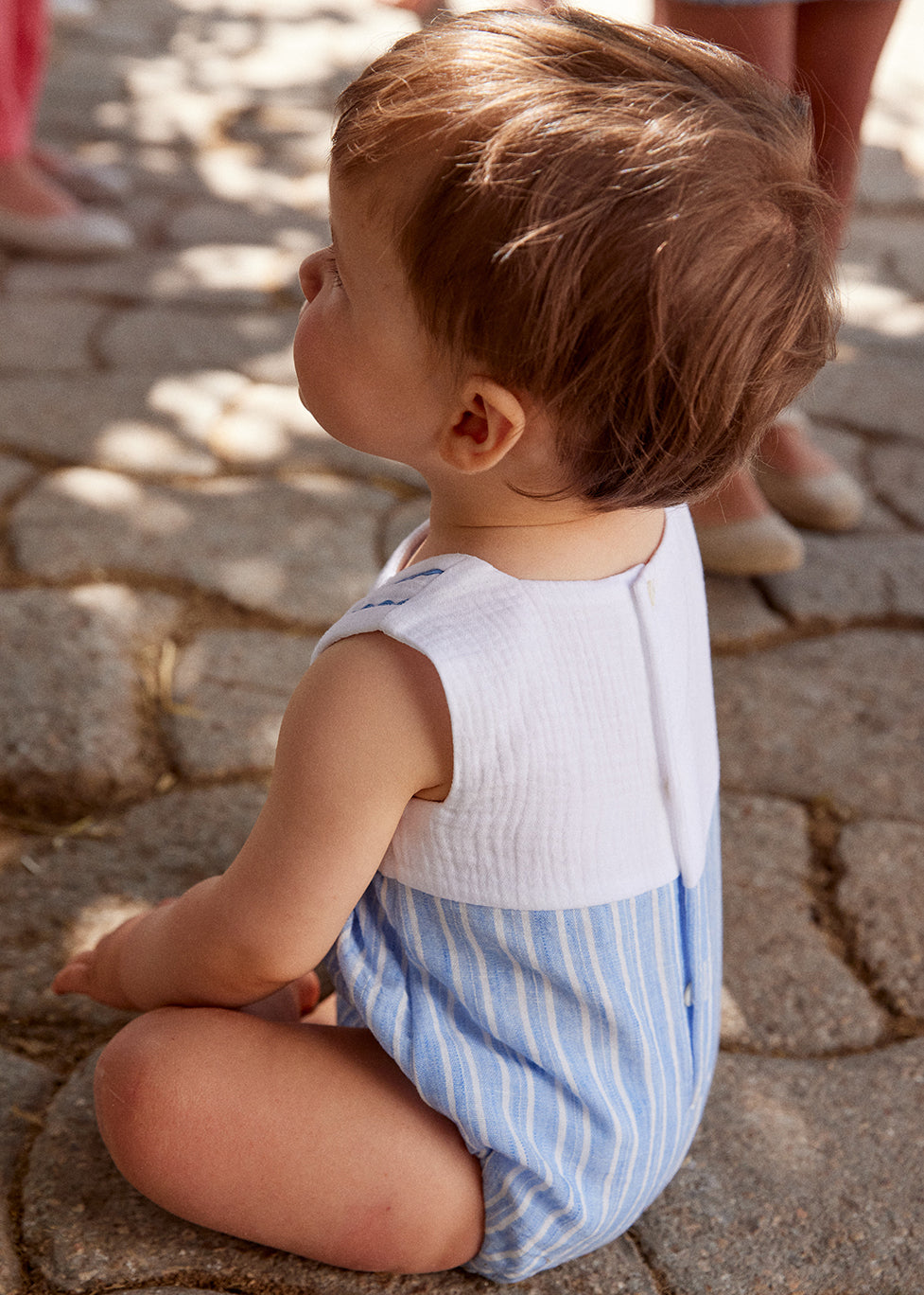 Romper 'Blue Stripes'