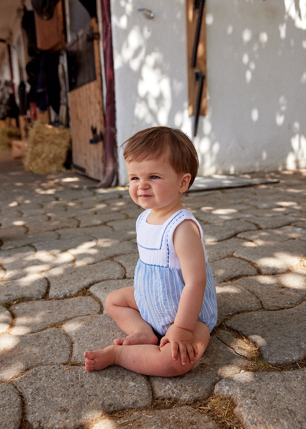 Romper 'Blue Stripes'
