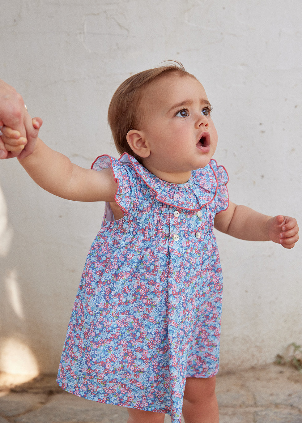 Dress 'Floral Liberty' Frills
