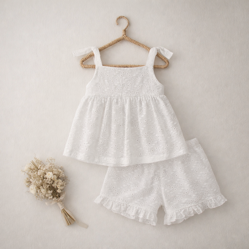 Short Set 'Ojalillo' White