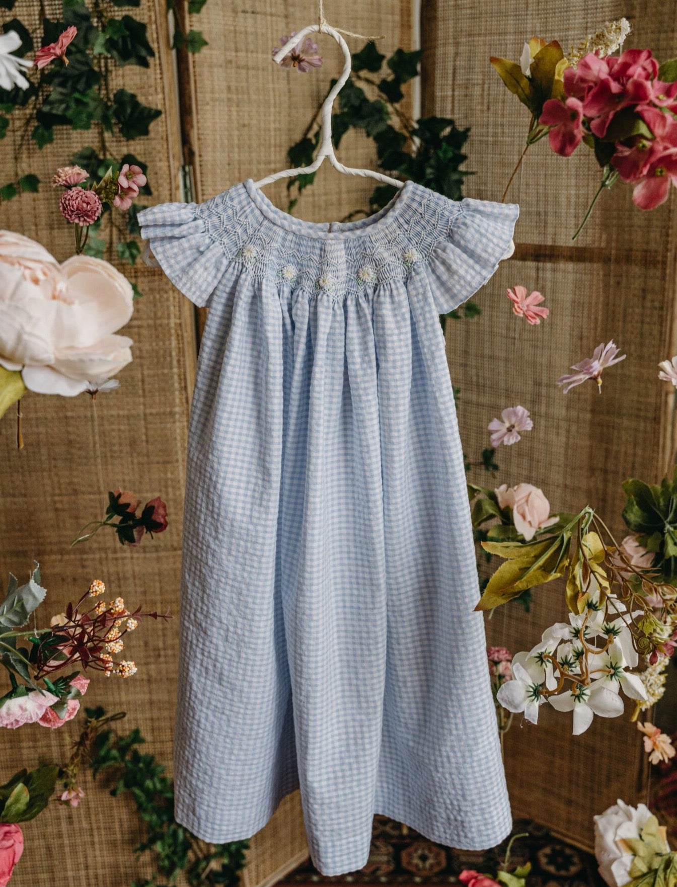 Smock Bloomer Set Daisies- 2pc